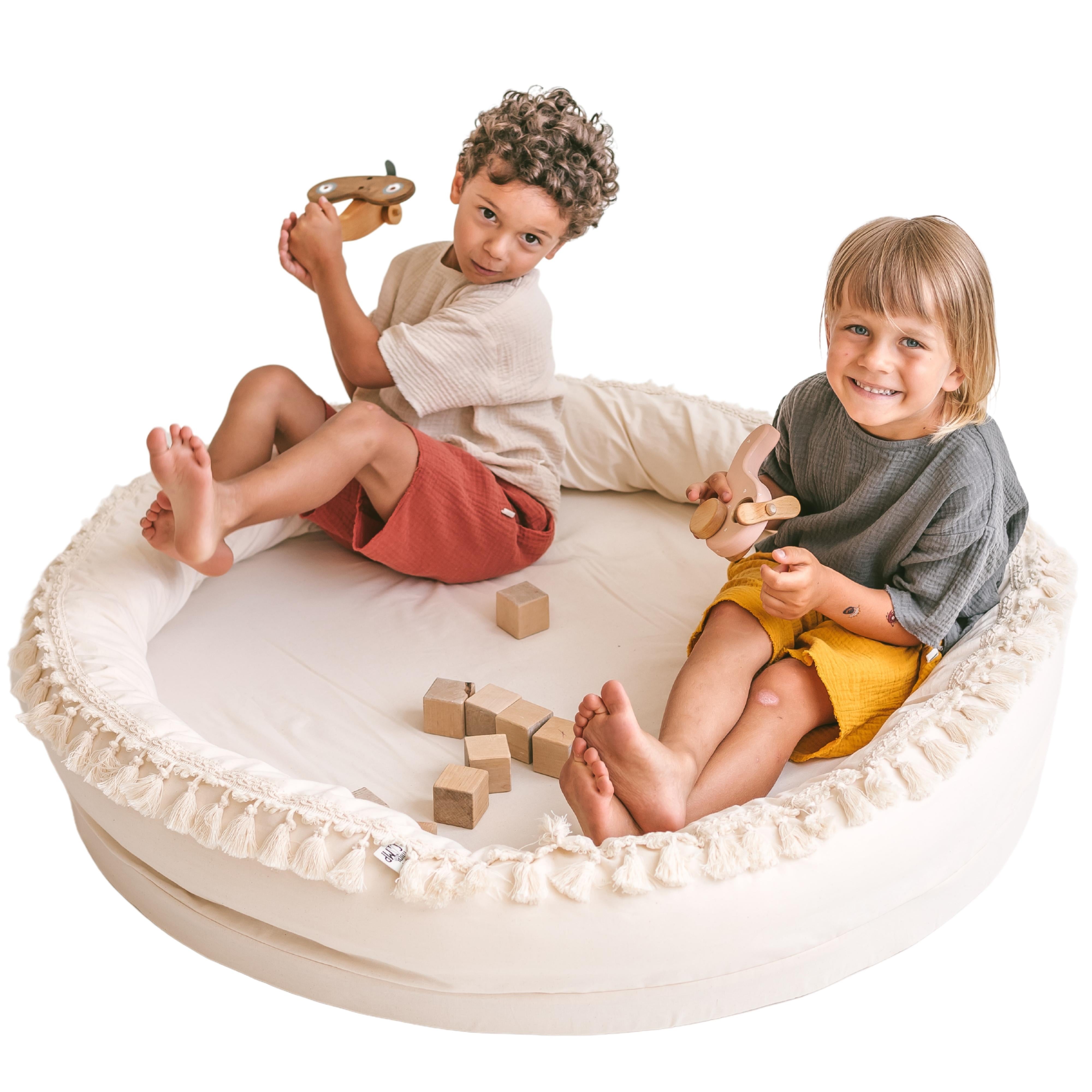 MINICAMP KL-BEIG-TAS Large Play and Rest Kids Lounger