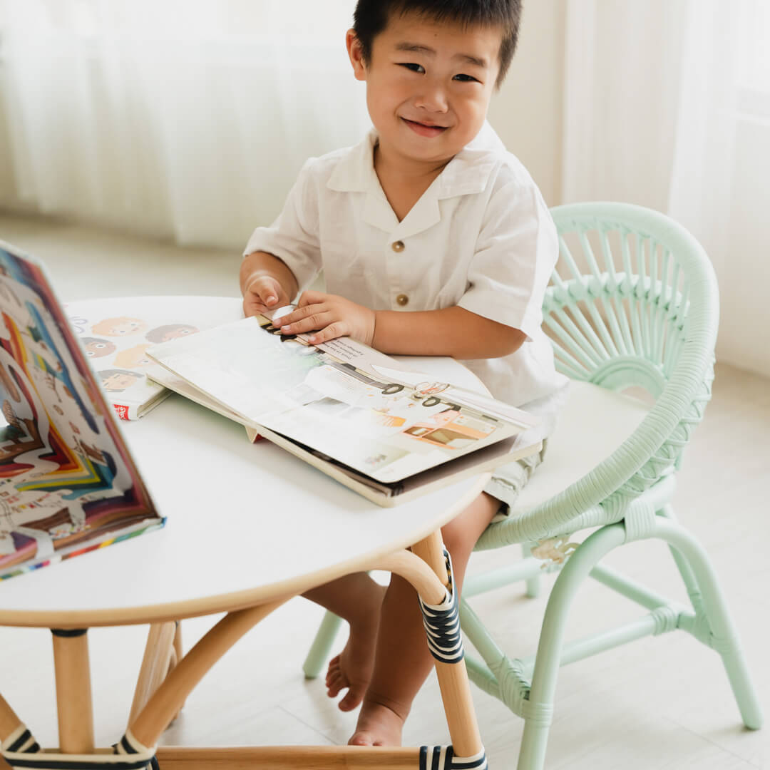 MOMIJI Maya Kids Chair - Mint Green MOMIJI US LLC