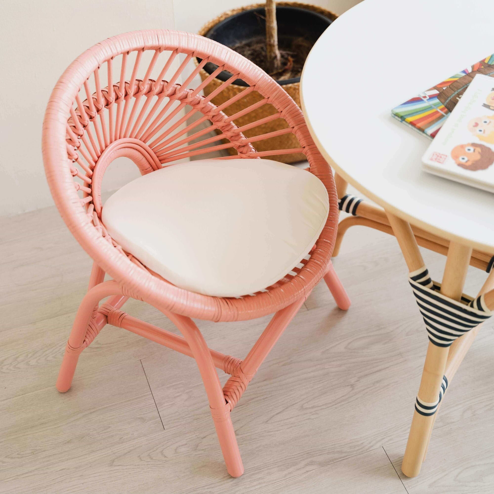 MOMIJI Maya Kids Chair - Peach Pink MOMIJI US LLC