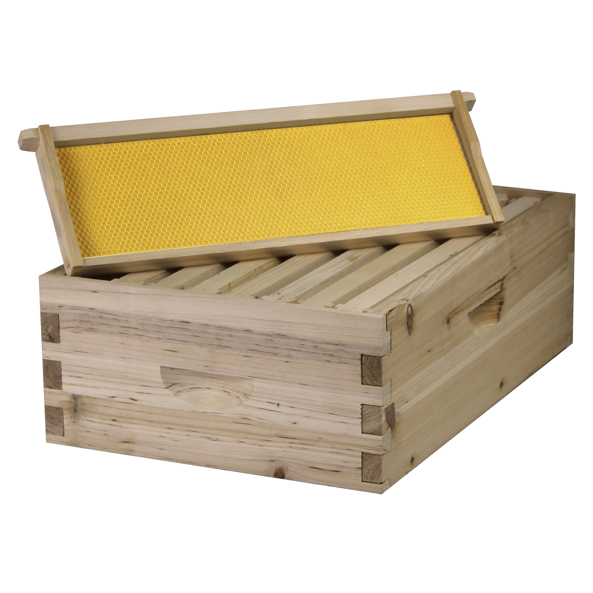 Galena Farms NU08-2D2M Nubee 8 Frame Beehive - (2)Deeps & (2)Mediums