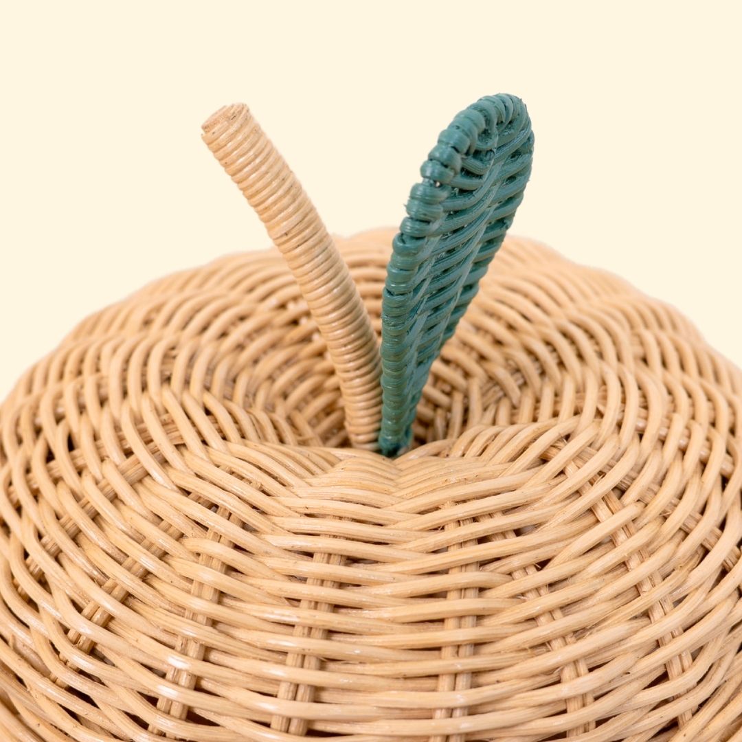 MOMIJI Apple Rattan Storage Basket Natural - Small MOMIJI US LLC