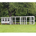 OverEZ Chicken Coop XL white outdoor with Run