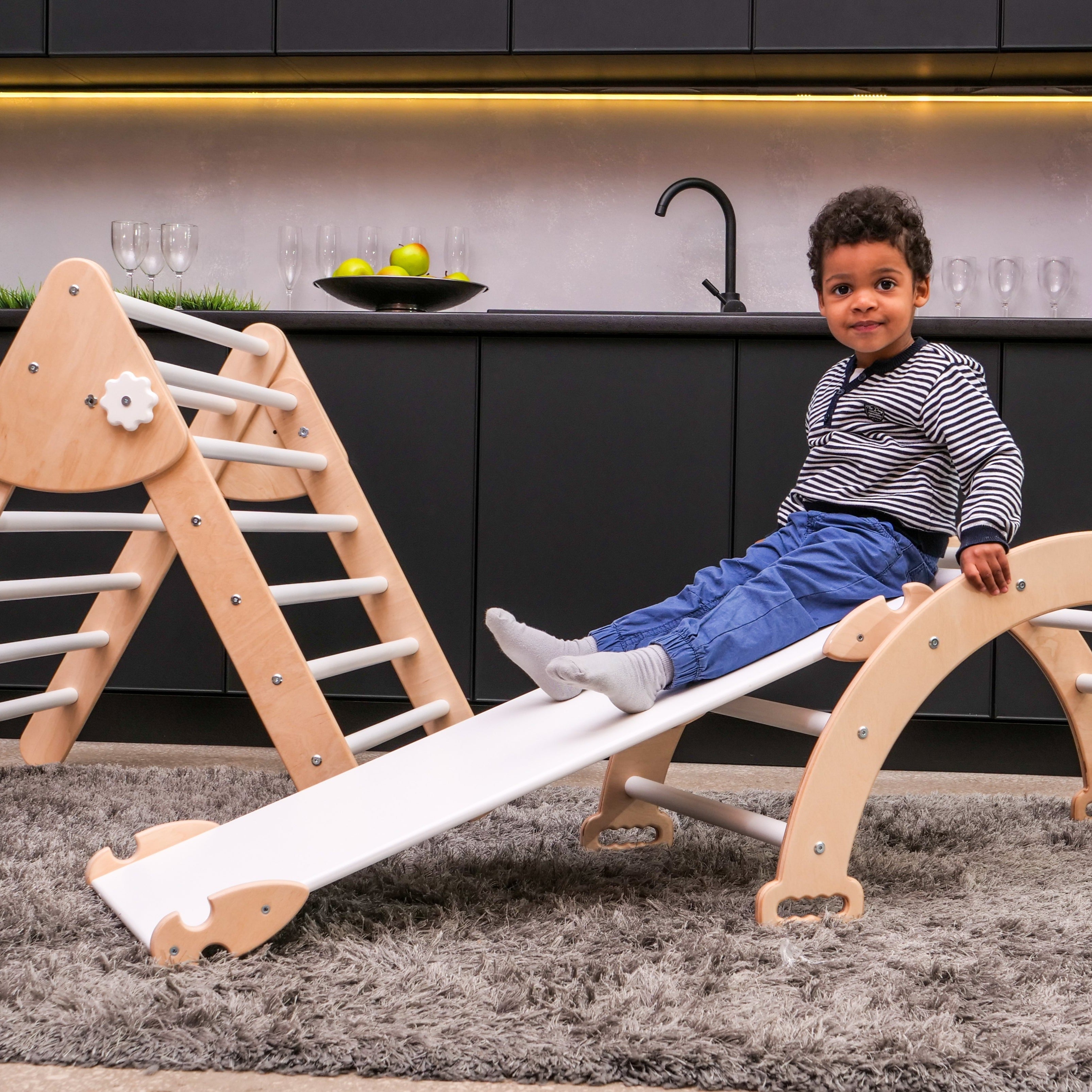Woodandhearts Montessori Climbing Set of 3