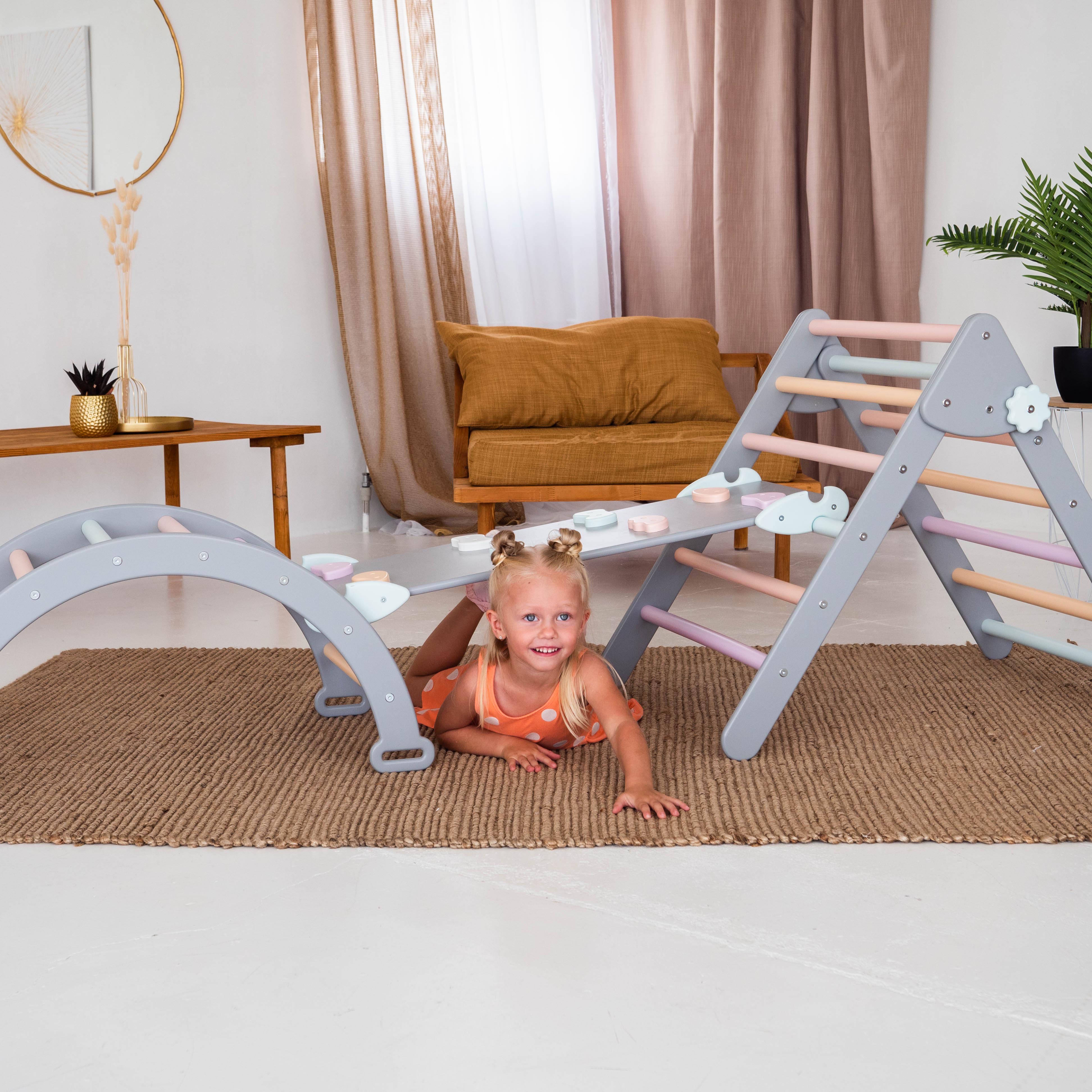 Woodandhearts Montessori Climbing Set of 3