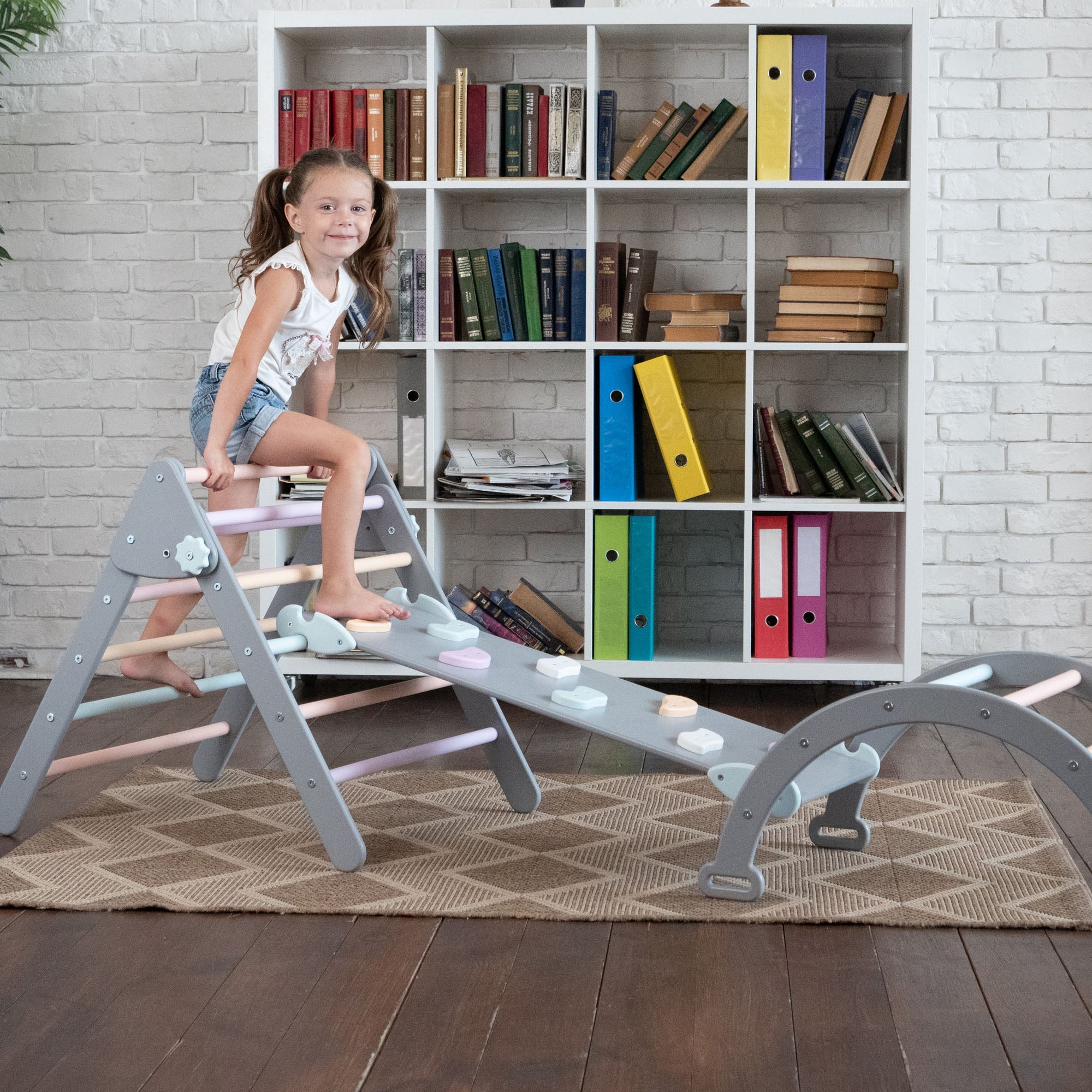 Woodandhearts Montessori Climbing Set of 3
