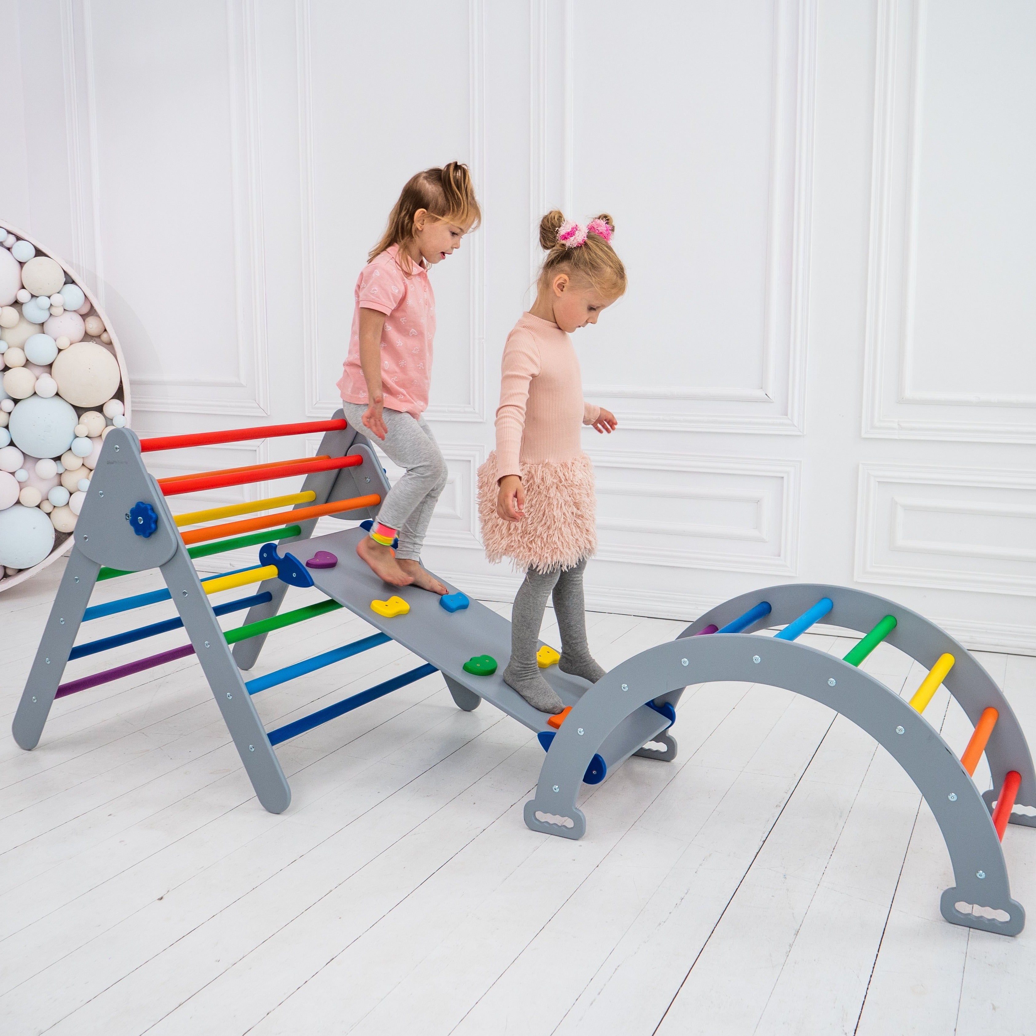 Woodandhearts Montessori Climbing Set of 3
