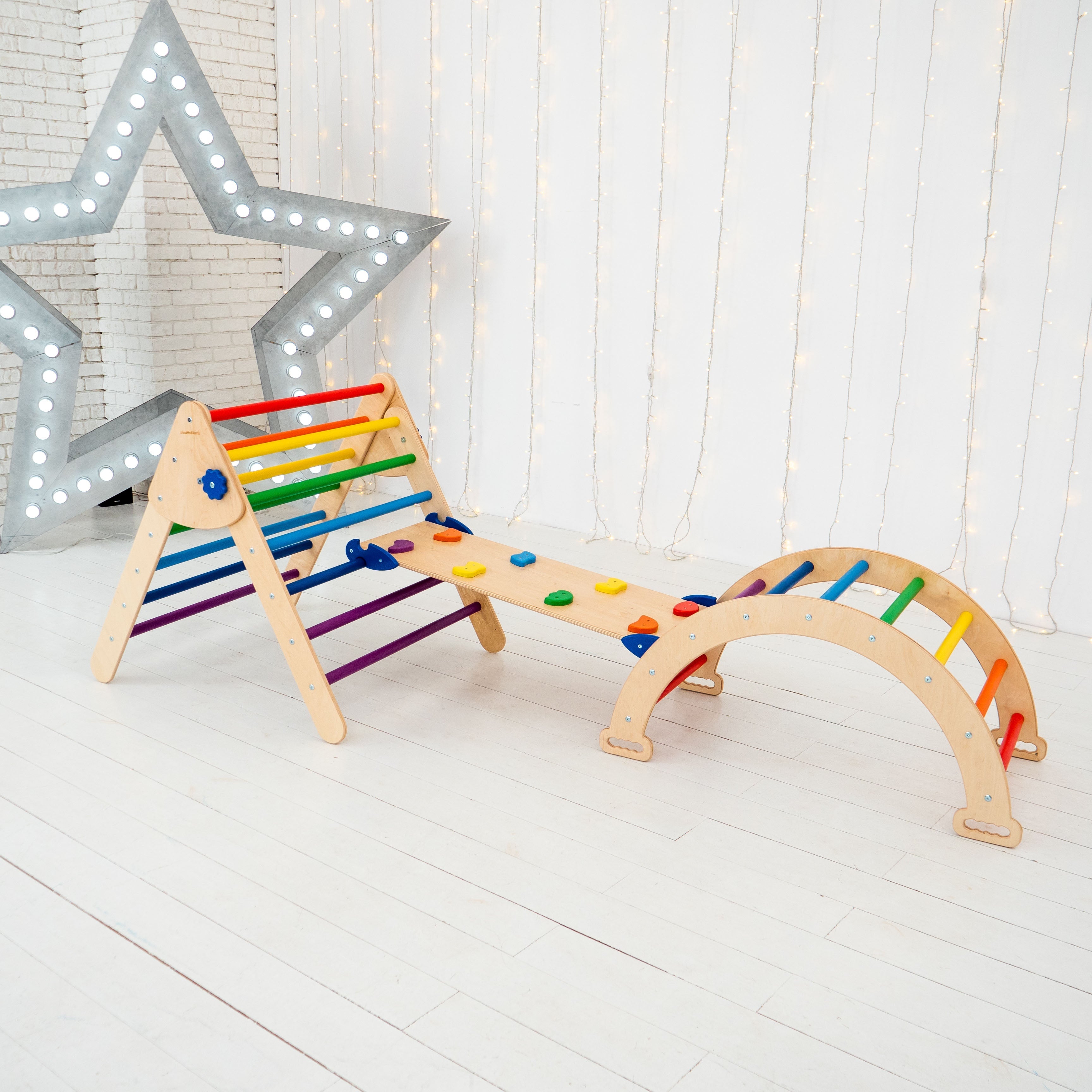 Woodandhearts Montessori Climbing Set of 3