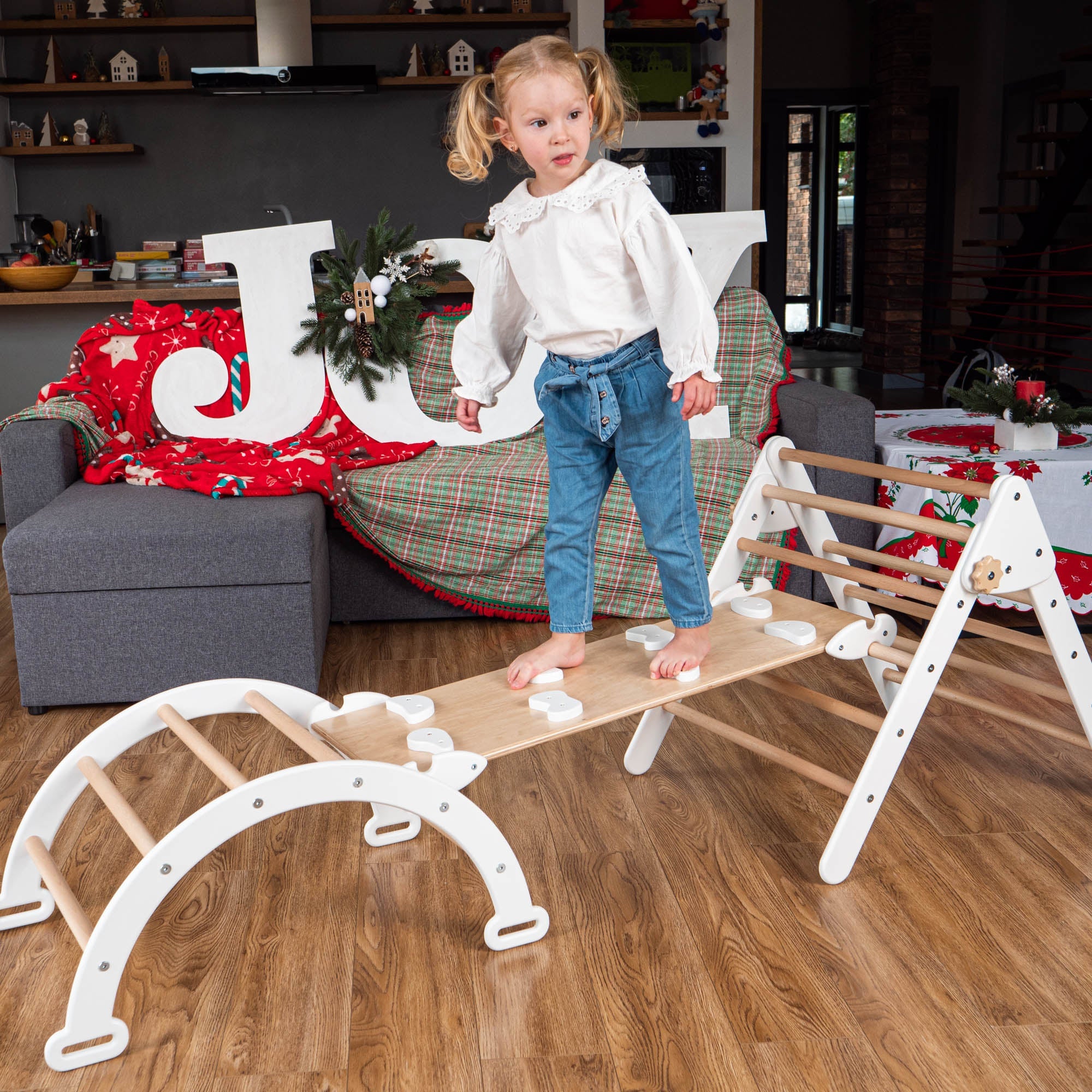 Woodandhearts Montessori Climbing Set of 3