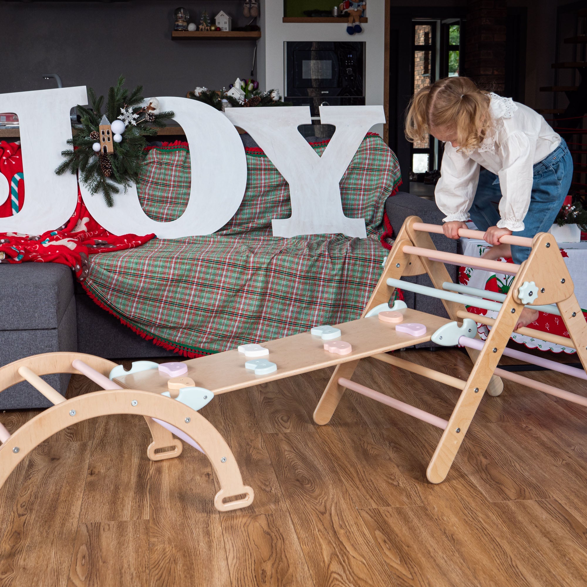 Woodandhearts Montessori Climbing Set of 3
