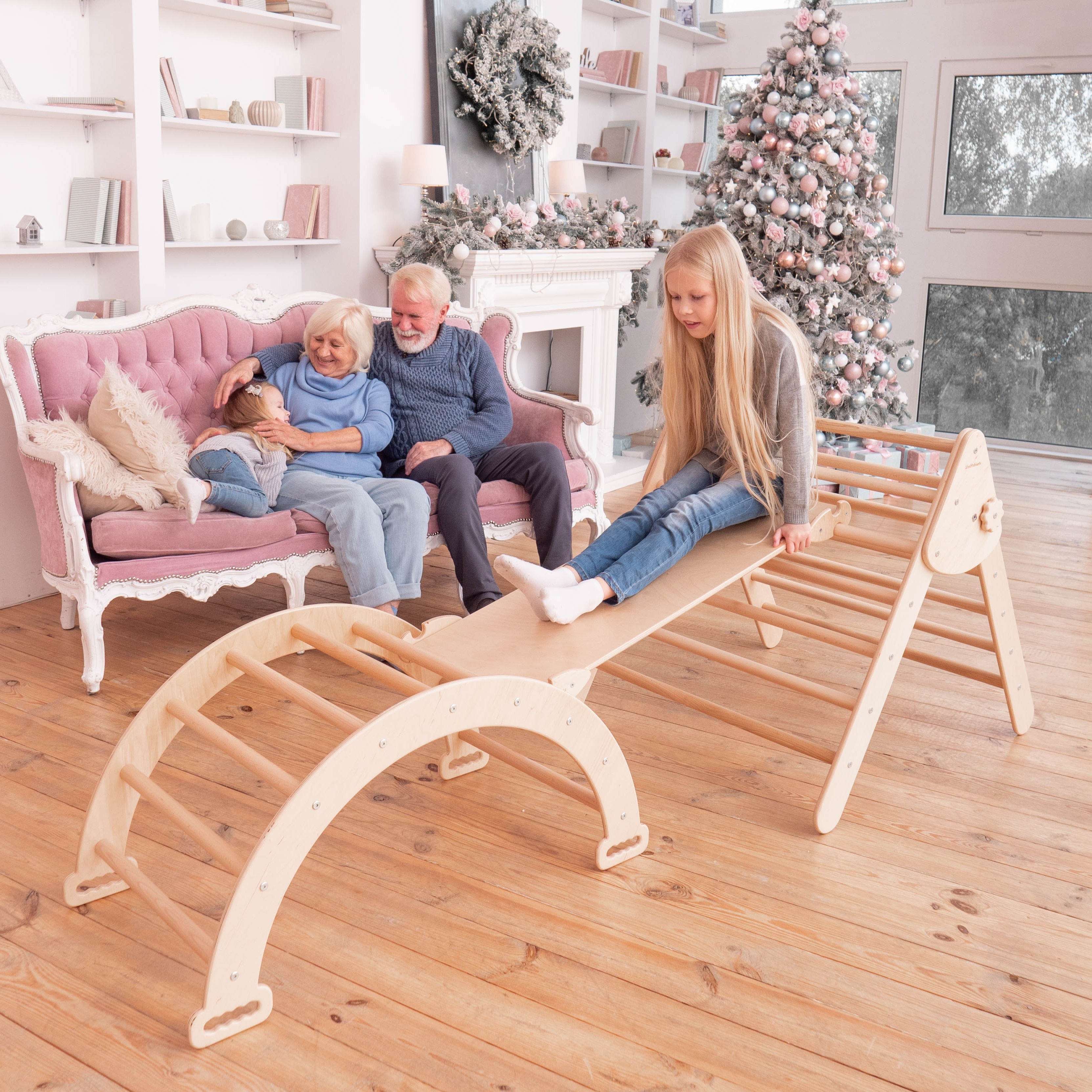 Woodandhearts Montessori Climbing Set of 3