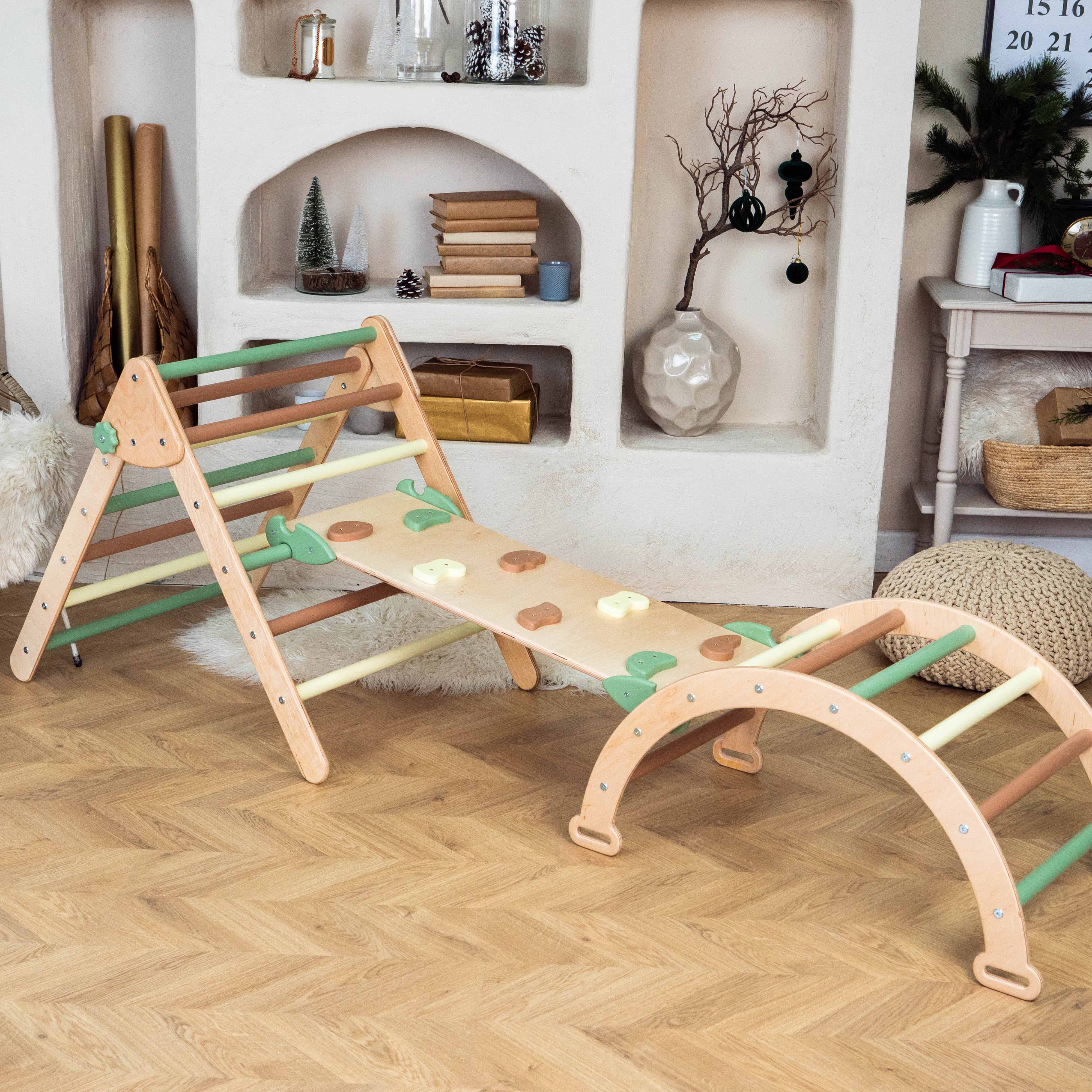 Woodandhearts Montessori Climbing Set of 3