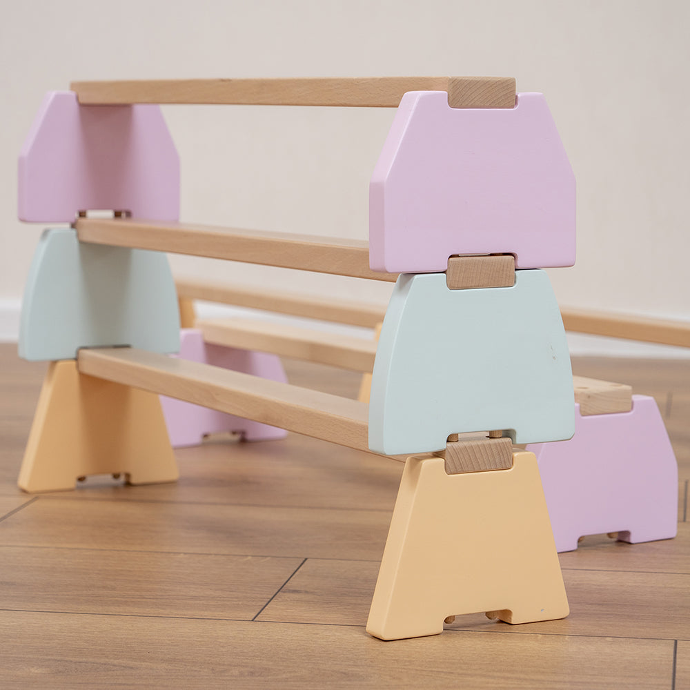 Woodandhearts Balance Beam Set