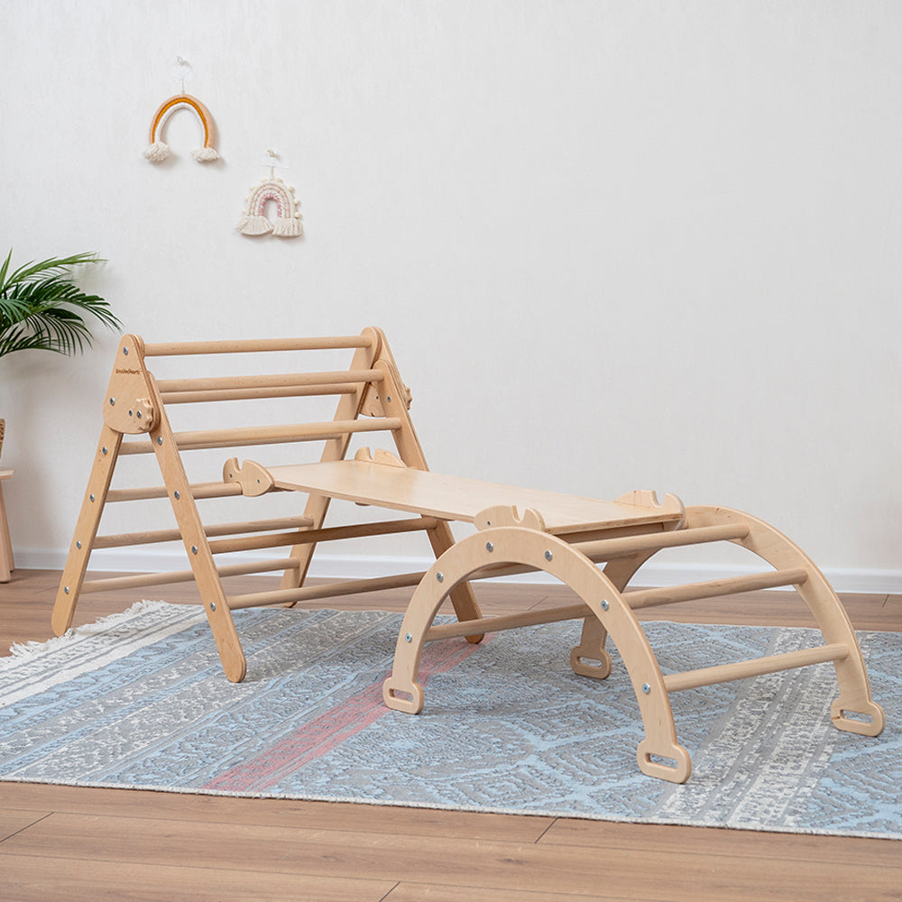 Woodandhearts Montessori Climbing Set of 3