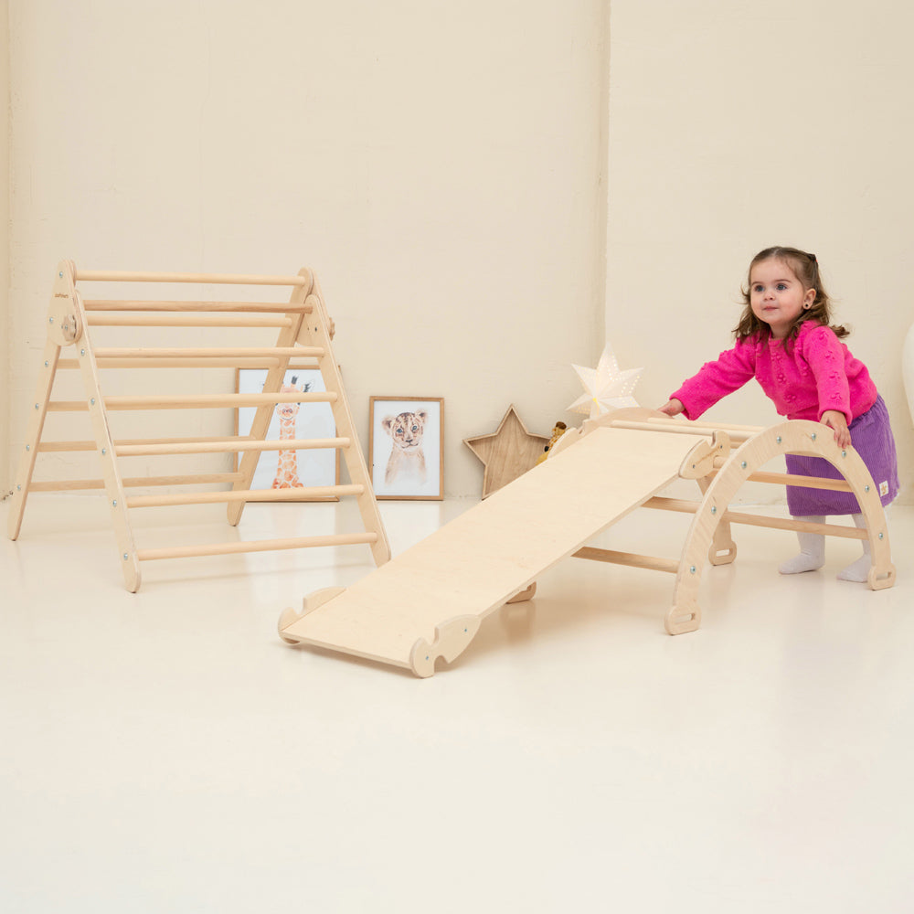 Woodandhearts Montessori Climbing Set of 3