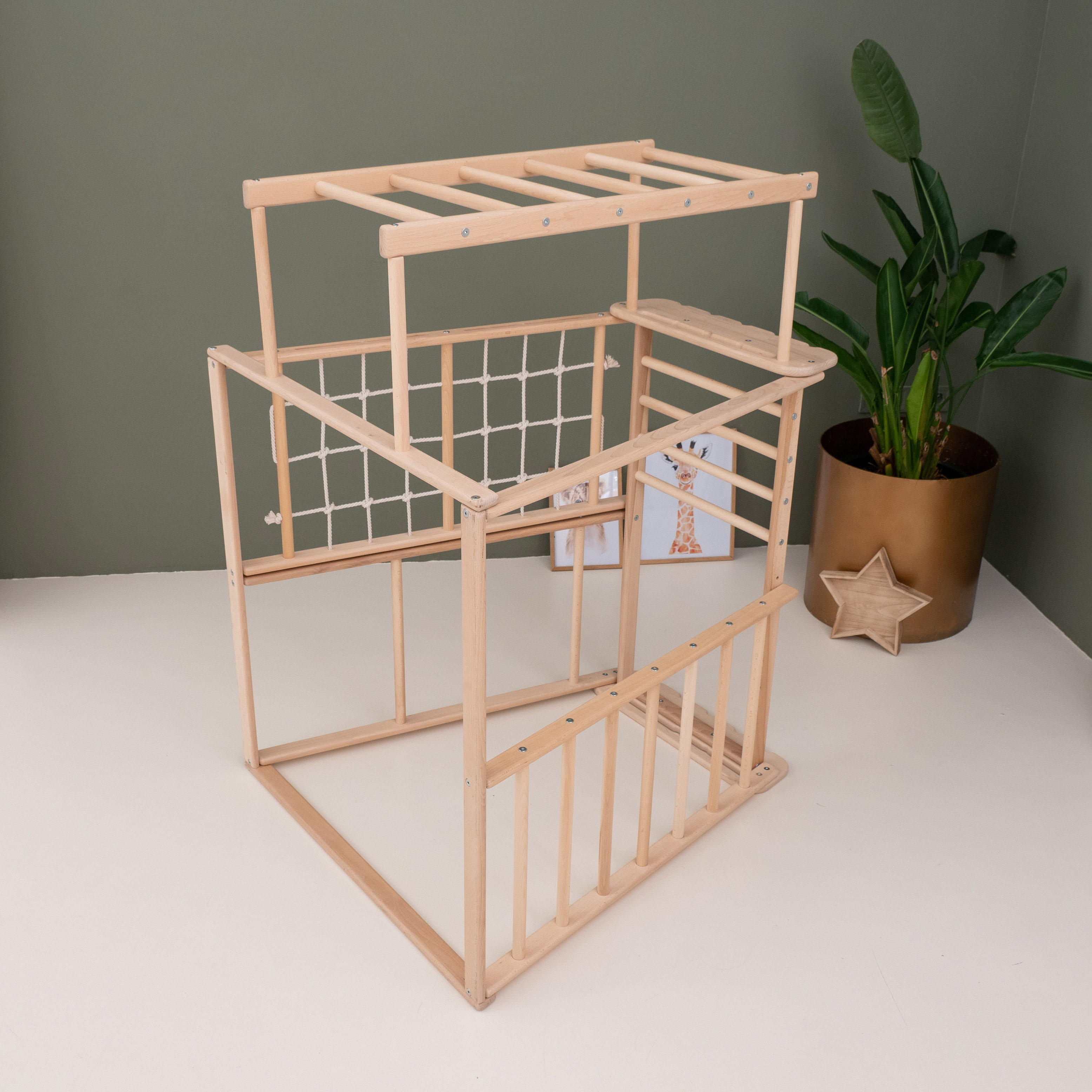 Woodandhearts Indoor Jungle Gym