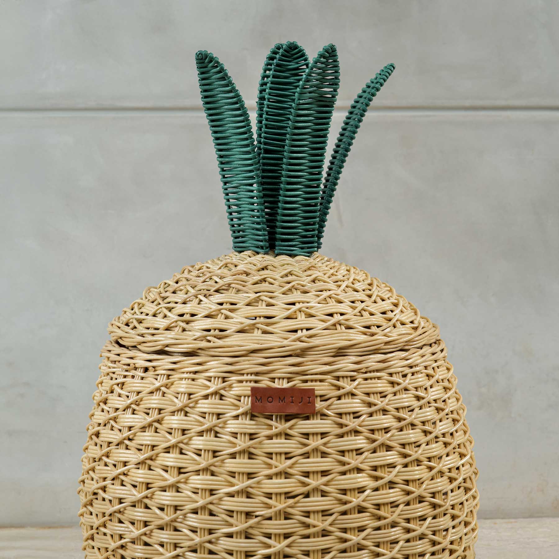 MOMIJI Pineapple Rattan Storage Basket Natural - Medium MOMIJI US LLC