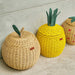 MOMIJI Pineapple Rattan Storage Basket Yellow - Medium MOMIJI US LLC