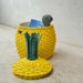 MOMIJI Pineapple Rattan Storage Basket Yellow - Medium MOMIJI US LLC