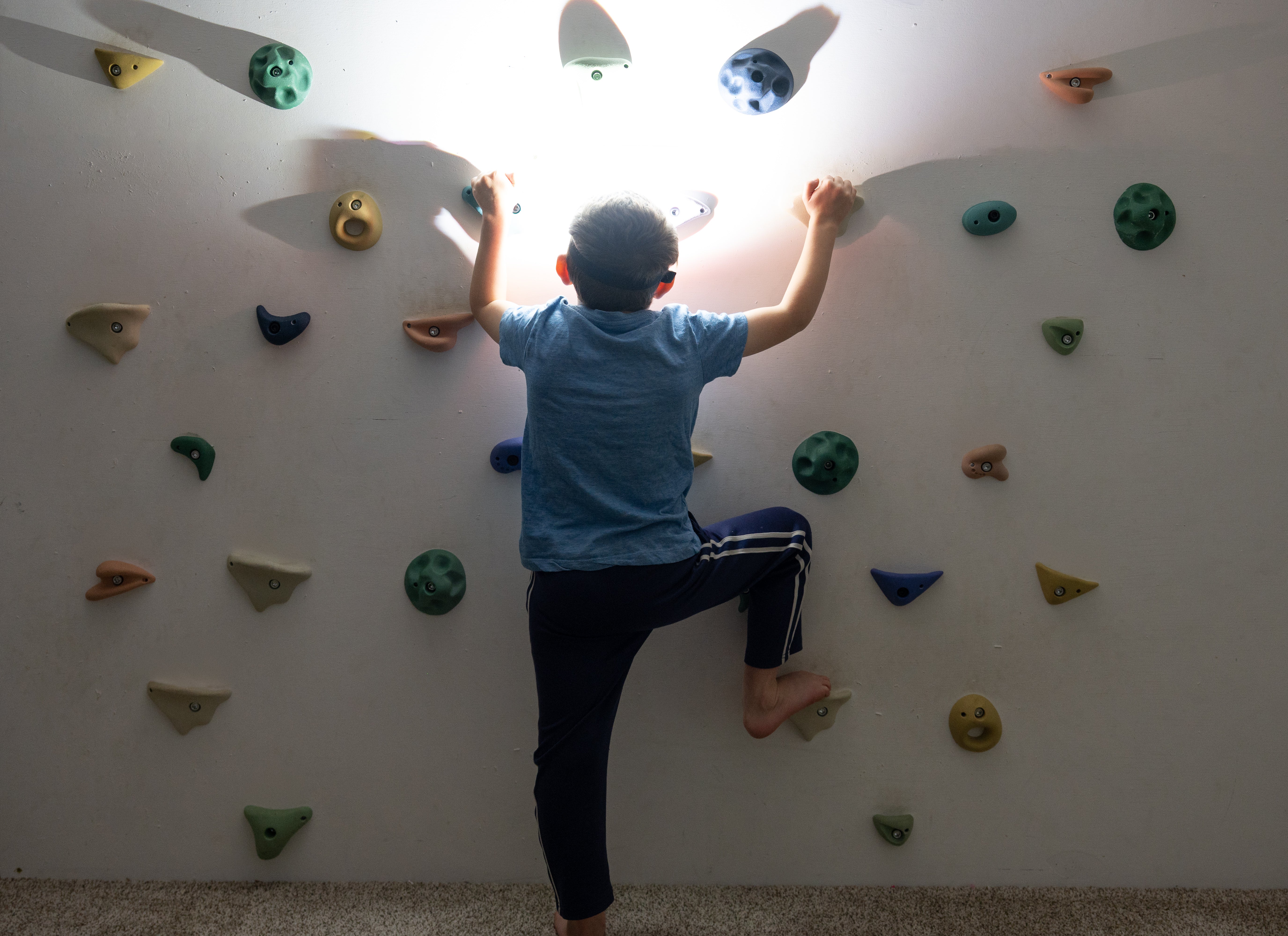 Everett & Avery Co. Premium Rock Climbing Holds (Aurora) - Glow-in-the-Dark Rock Climbing Holds