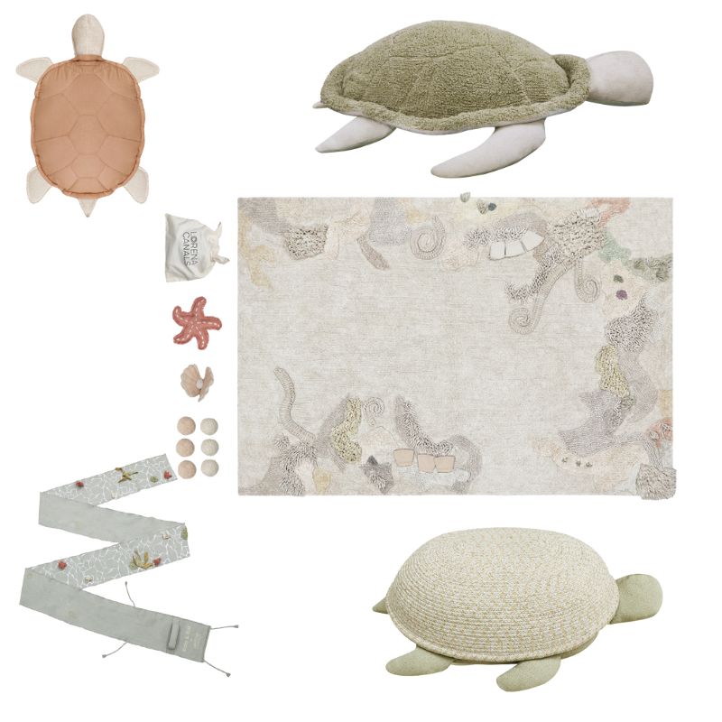 Lorena Canals Sea Turtle Children's Décor Bundle