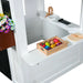 2MamaBees Ajure playhouse 
for kids Wispy GREEN flower boxes with sink white background play food