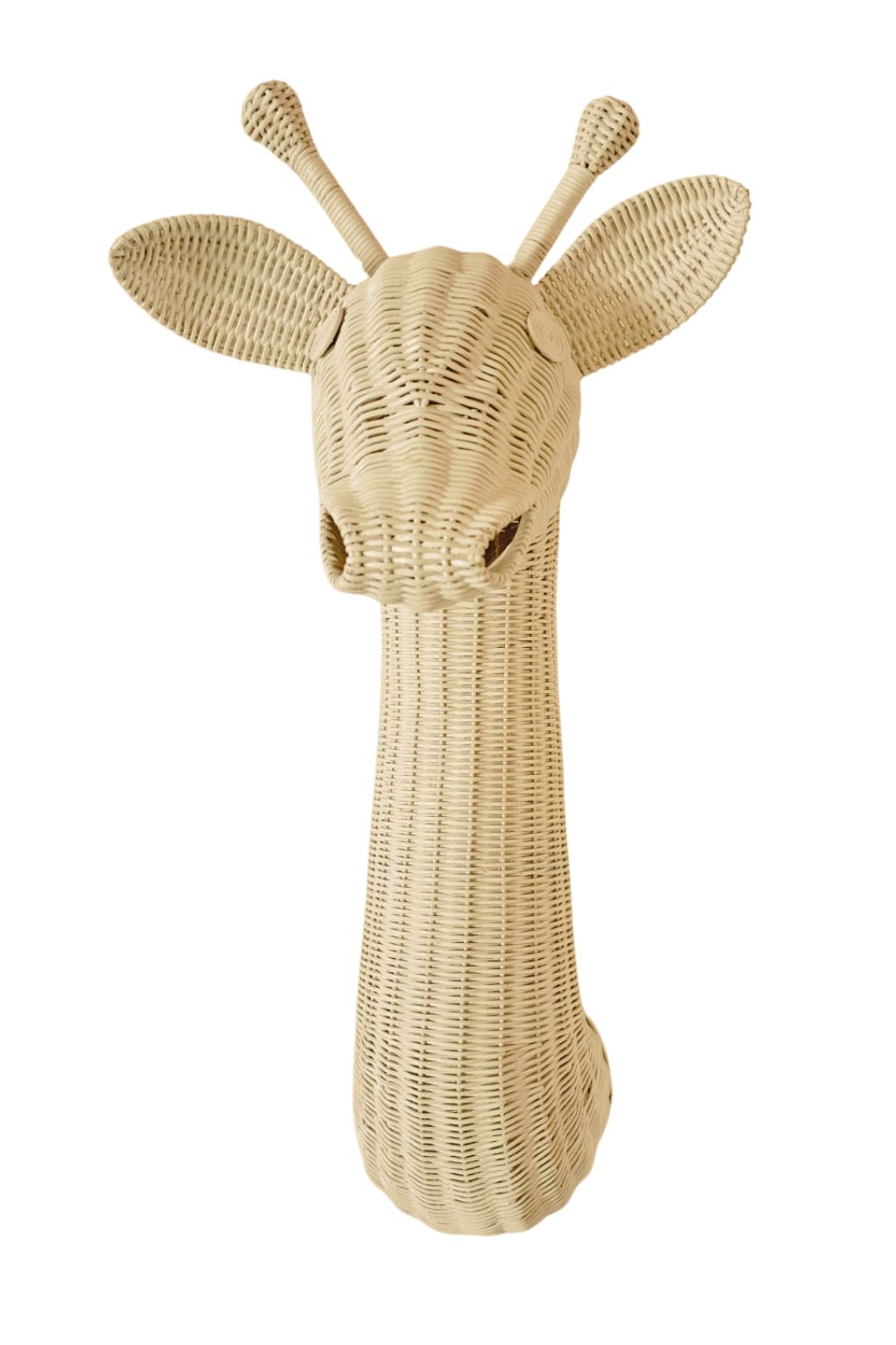 Lullaby Rattan Rattan Giraffe Wall Decor – Boho Nursery & Kids Room Wall Art | Handmade Safari Animal Decor