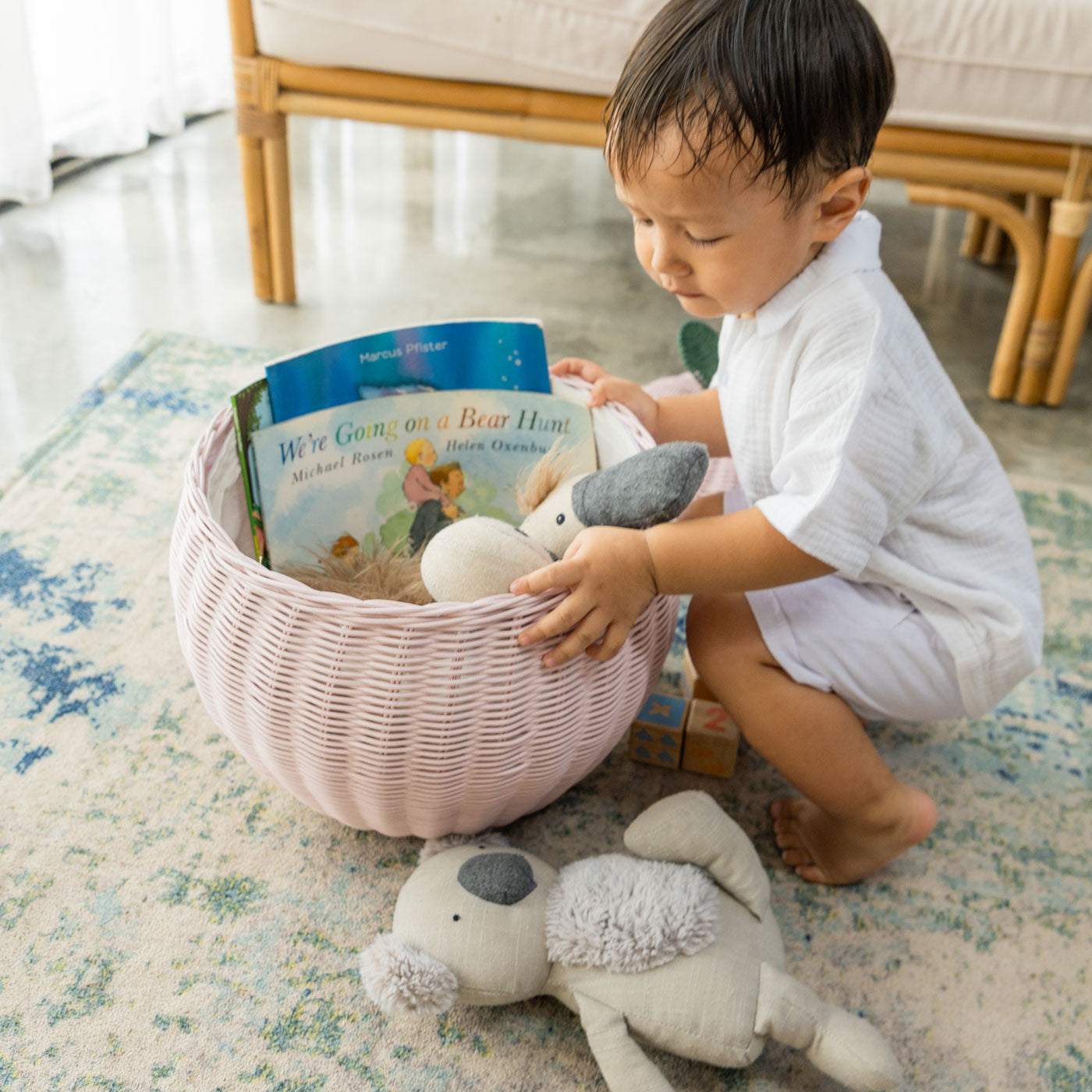 MOMIJI Apple Storage Basket Pink - Medium MOMIJI US LLC