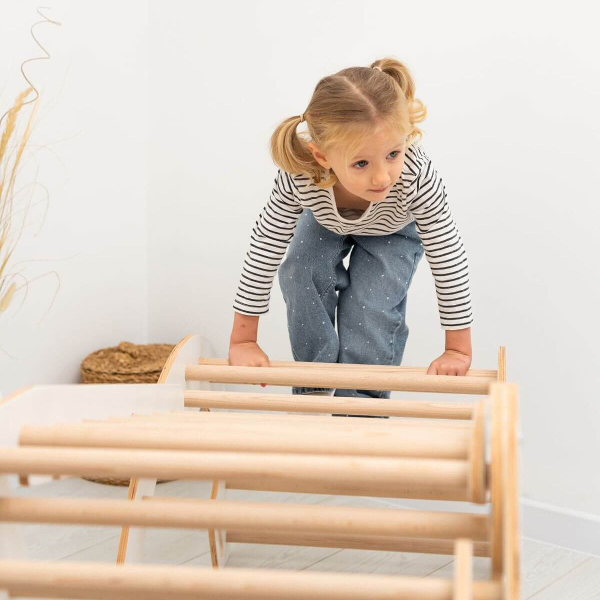 Enjoy the Wood 3 in 1 Pikler Triangle Set: Pikler Triangle + Arch + Ladder