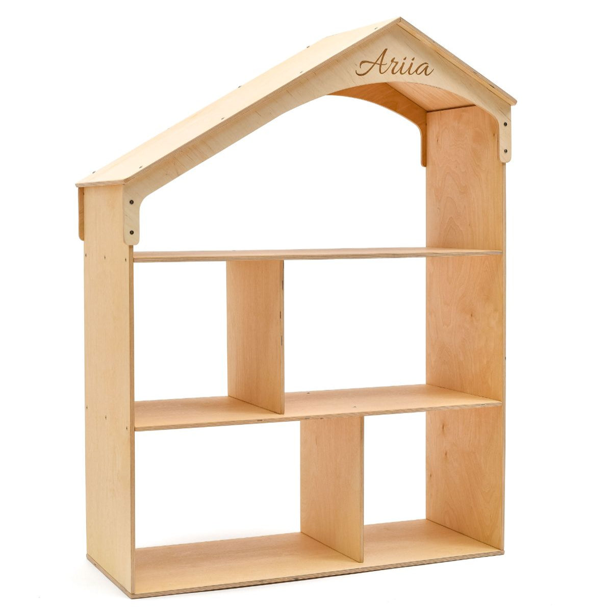 Enjoy the Wood White Dollhouse Bookcase