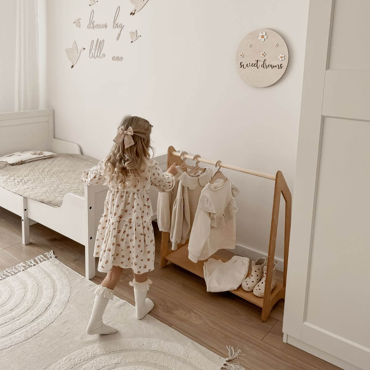 Wooden Clothing Rack