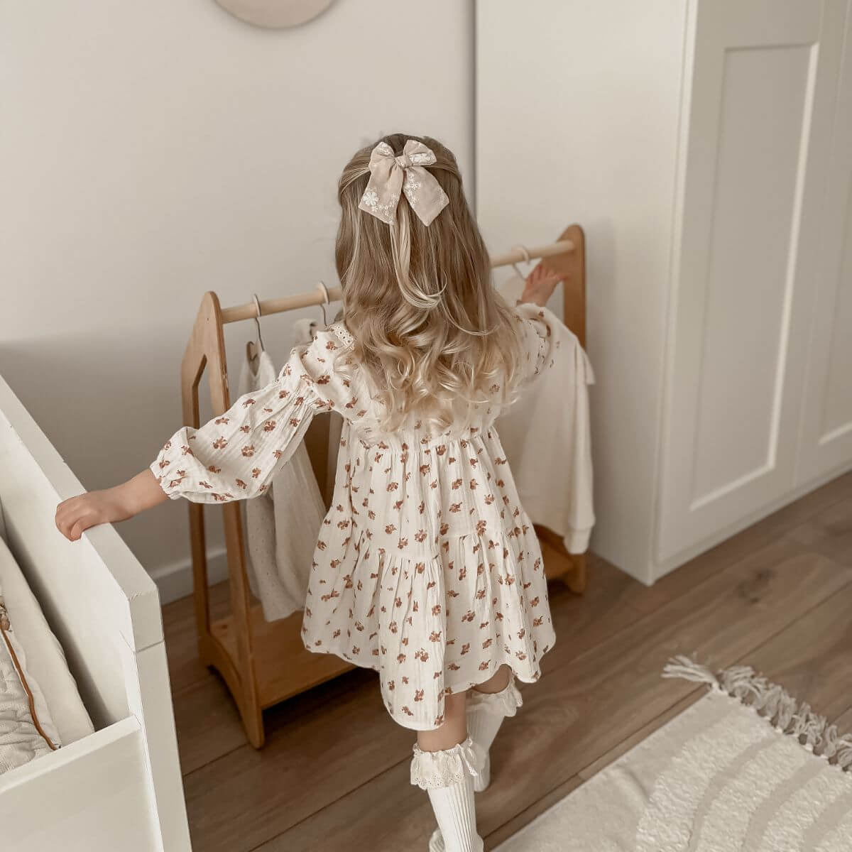 Wooden Clothing Rack