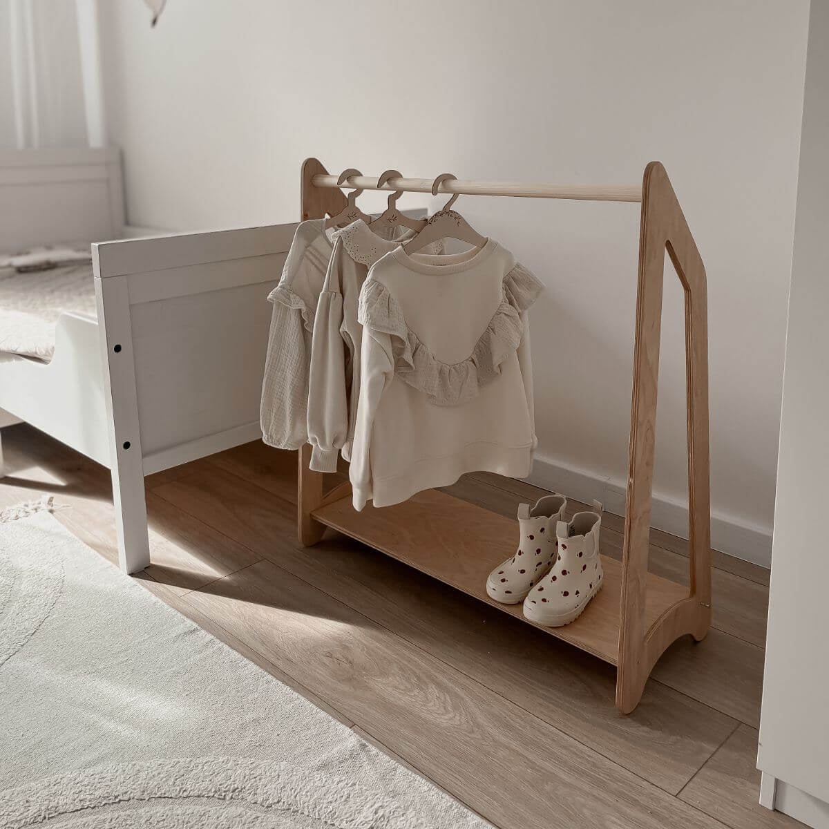 Wooden Clothing Rack
