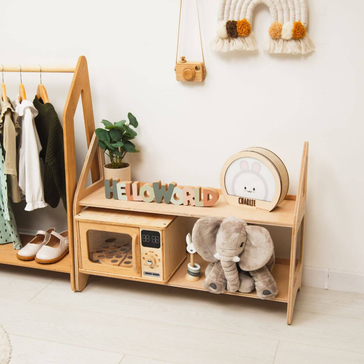Enjoy the Wood Toddler Playroom Set