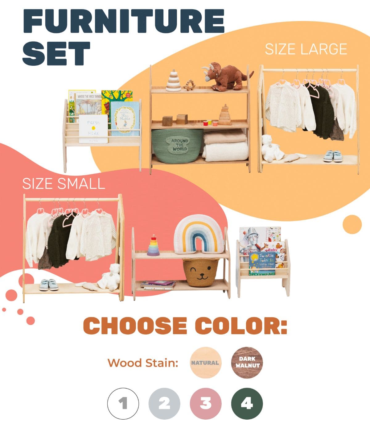 Enjoy the Wood Toddler Playroom Set