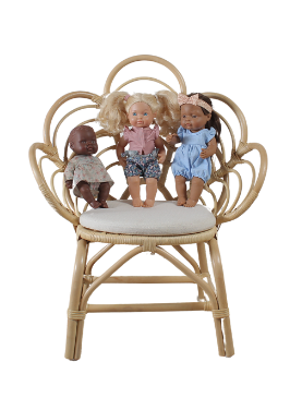 Lullaby Rattan Blossom Dreams Girls Bedroom Rattan Decorative Flower Chair