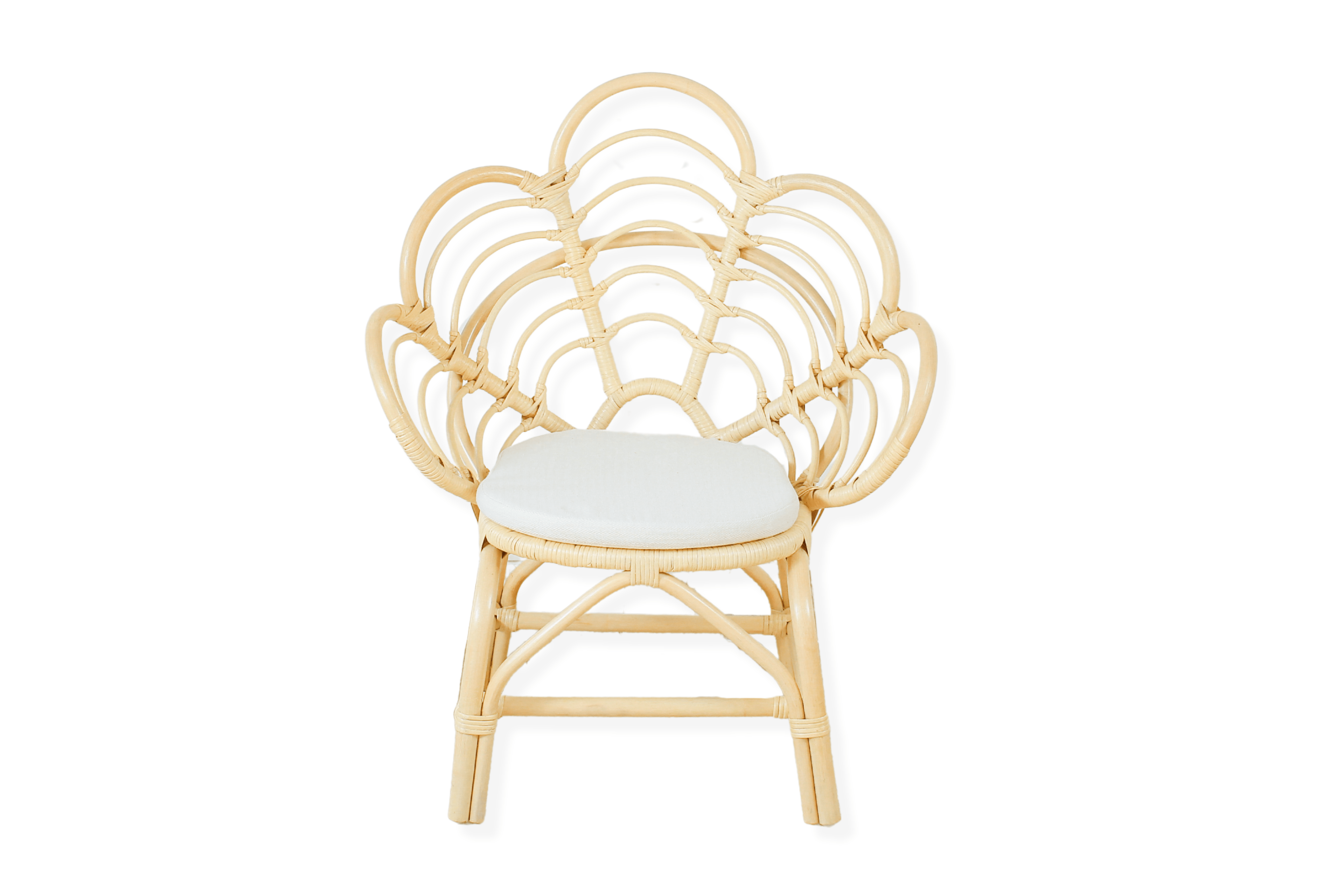 Lullaby Rattan Blossom Dreams Girls Bedroom Rattan Decorative Flower Chair