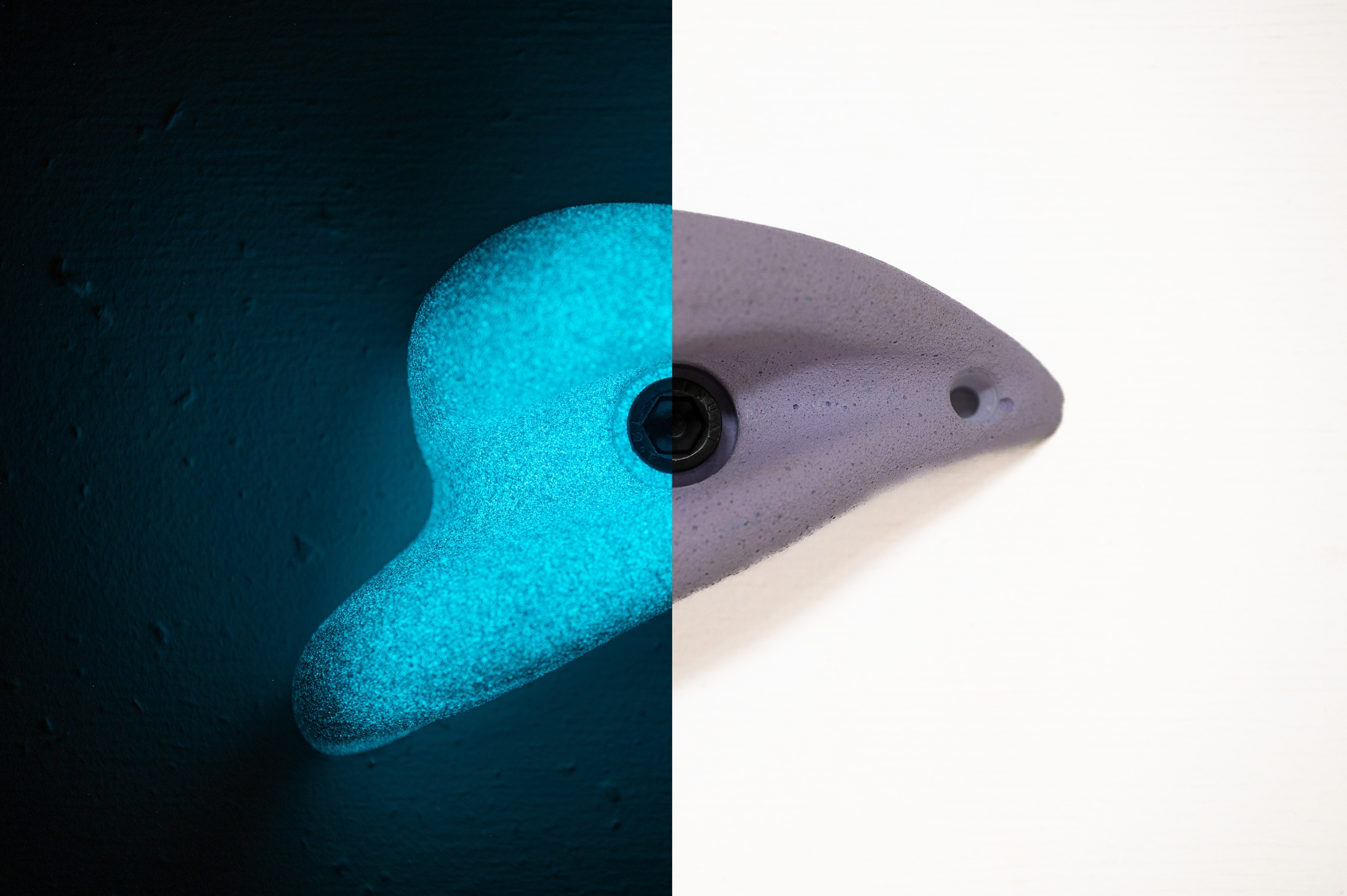 Everett & Avery Co. Premium Rock Climbing Holds (Aurora) - Glow-in-the-Dark Rock Climbing Holds