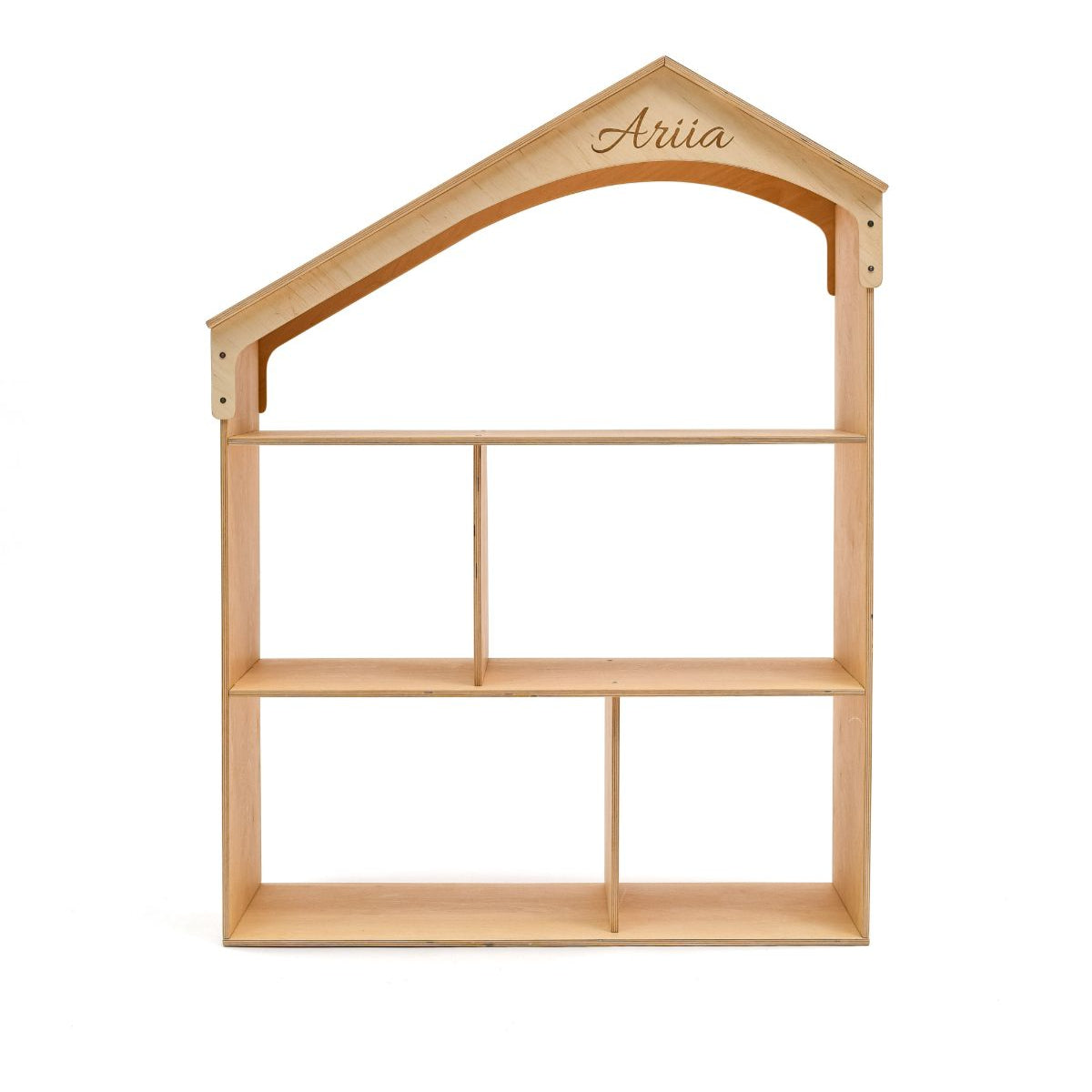 Enjoy the Wood White Dollhouse Bookcase