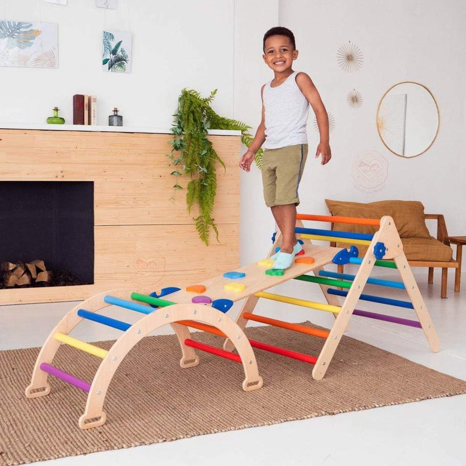 Woodandhearts Montessori Climbing Set of 3