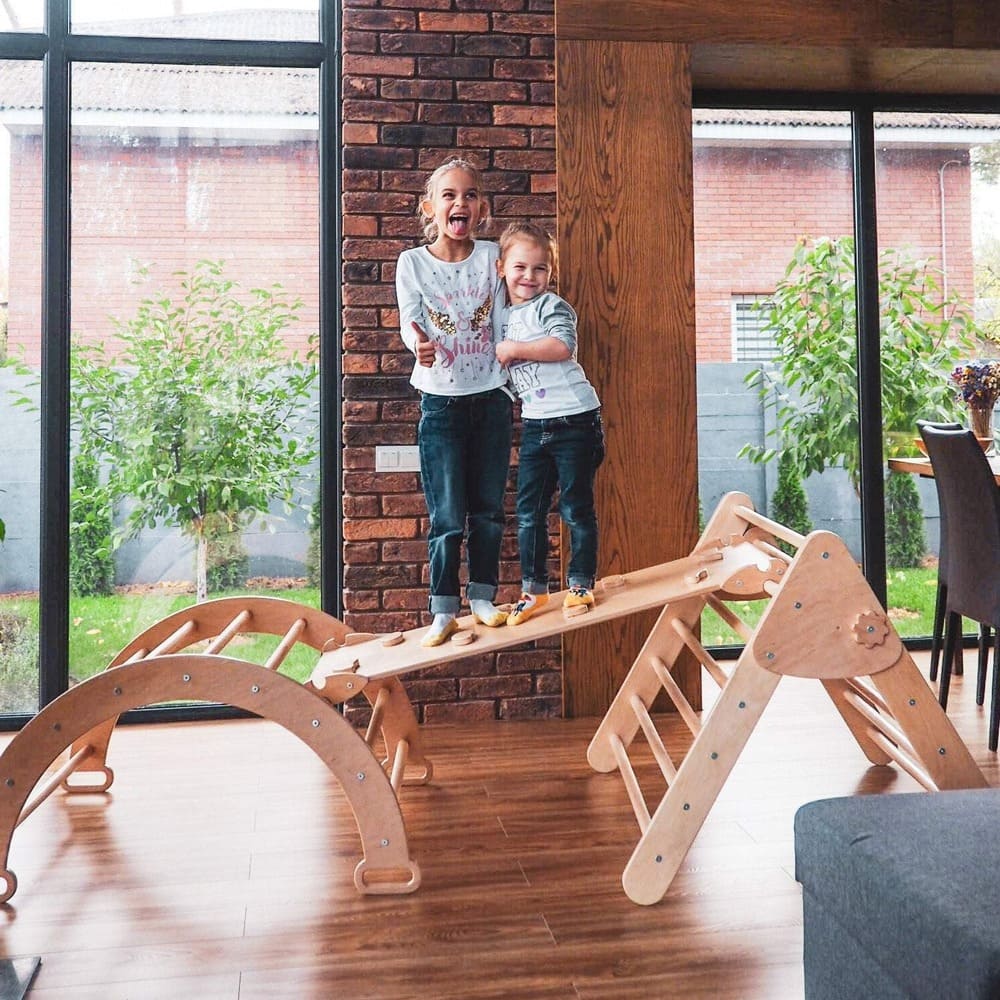 Woodandhearts Montessori Climbing Set of 3