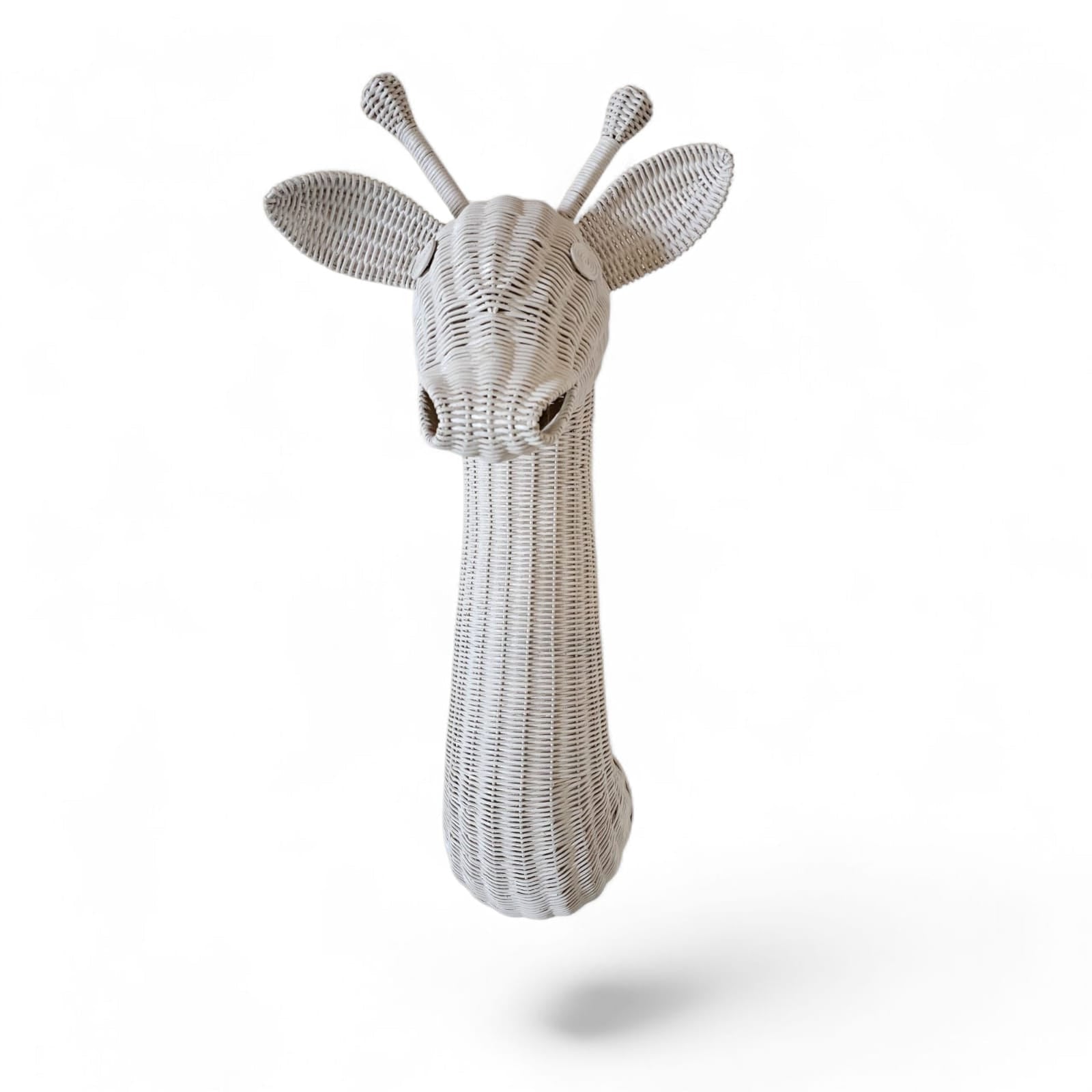 Lullaby Rattan Rattan Giraffe Wall Decor – Boho Nursery & Kids Room Wall Art | Handmade Safari Animal Decor