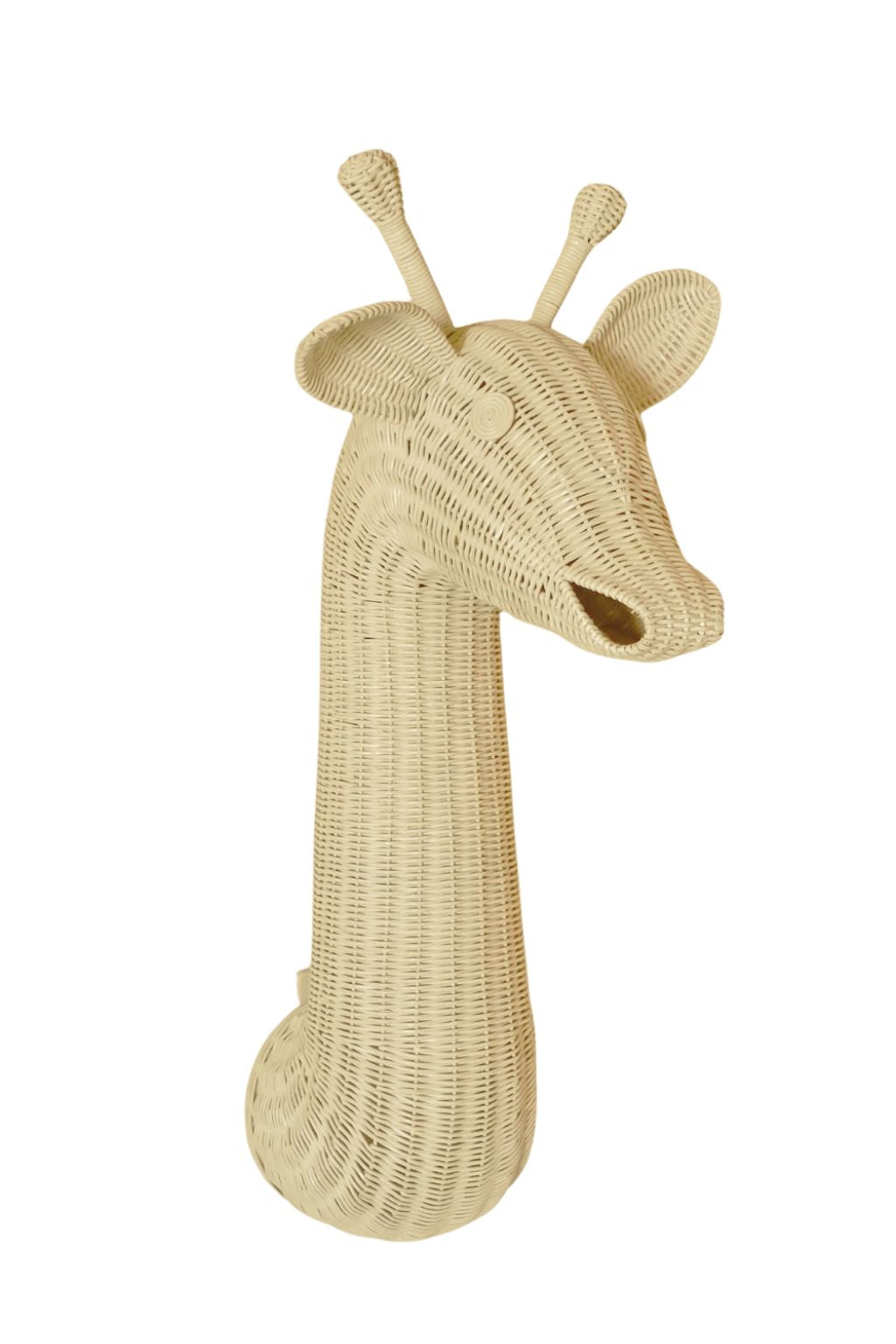 Lullaby Rattan Rattan Giraffe Wall Decor – Boho Nursery & Kids Room Wall Art | Handmade Safari Animal Decor