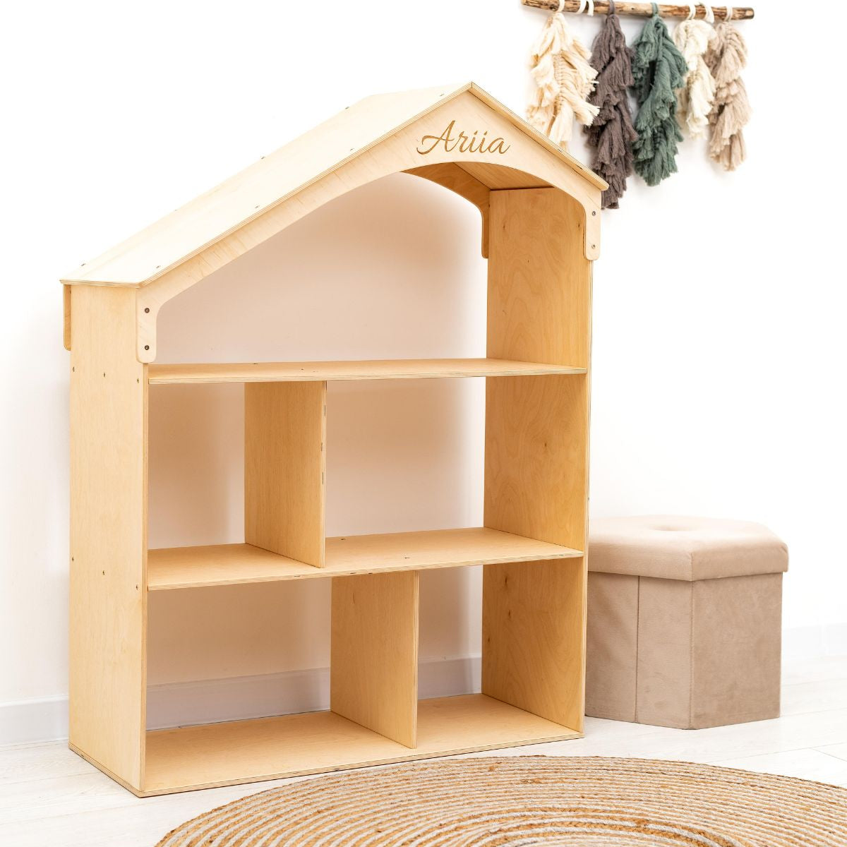 Enjoy the Wood Wooden Dollhouse Bookshelf