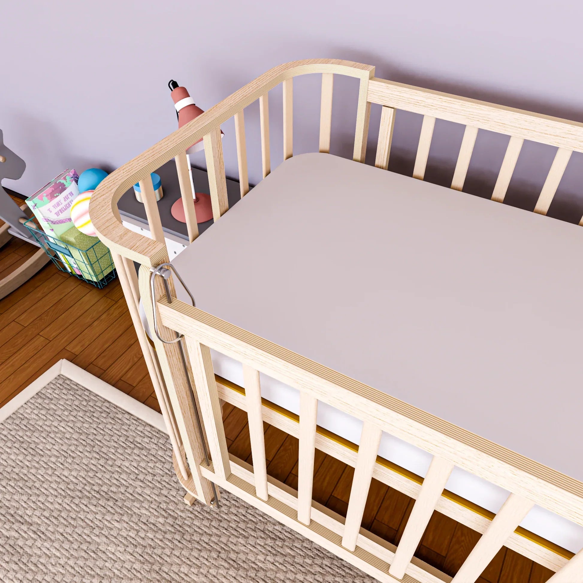 Eileen Wooden Bassinet & Bedside Sleeper