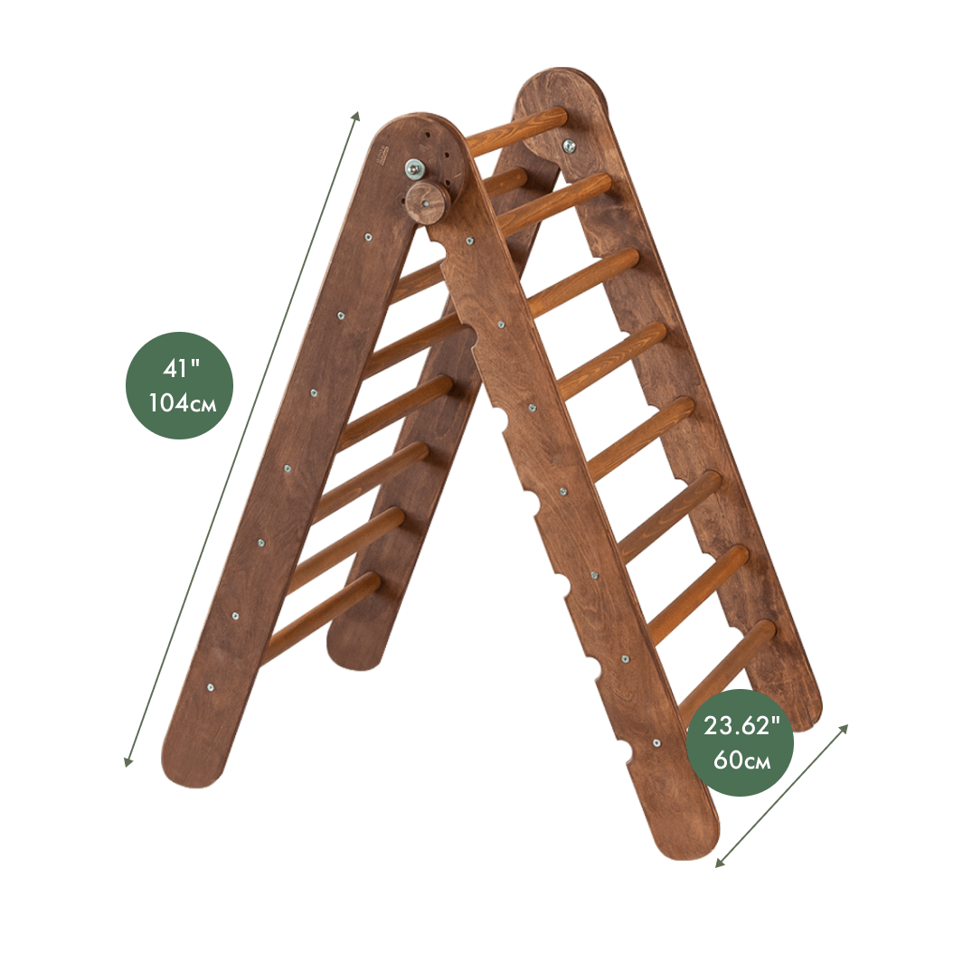 Goodevas Montessori Triangle Ladder - Handmade Climber for Kids 1-7 y.o.