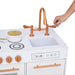 Teamson Kids Little Chef Milano Two-Piece Modular Modern Delight Play Kitchen TD-13811A sink