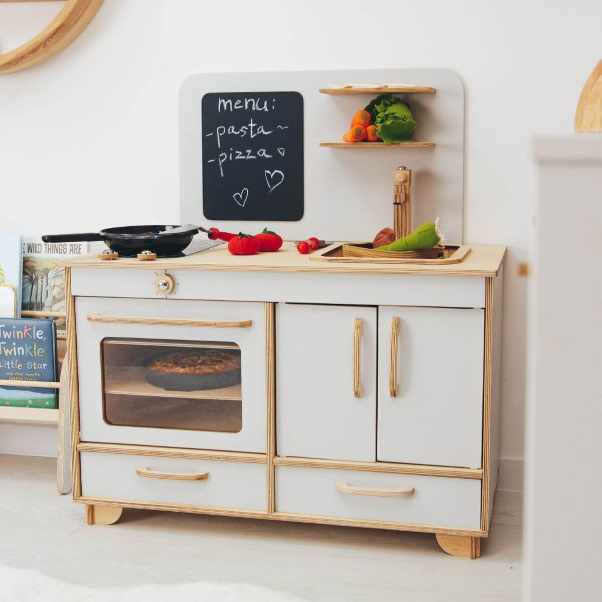 Enjoy the Wood Wooden Play Kitchen