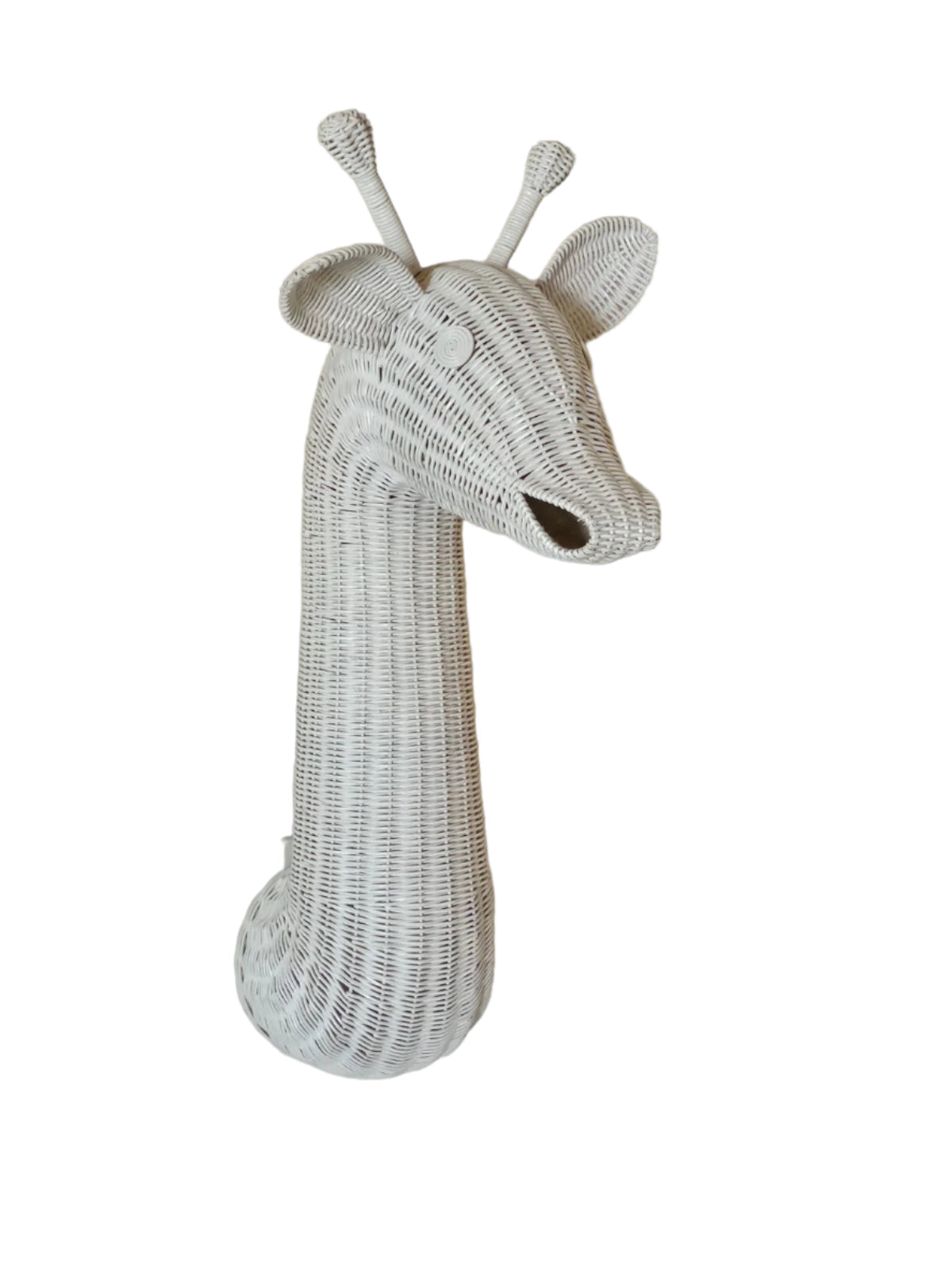 Lullaby Rattan Rattan Giraffe Wall Decor – Boho Nursery & Kids Room Wall Art | Handmade Safari Animal Decor