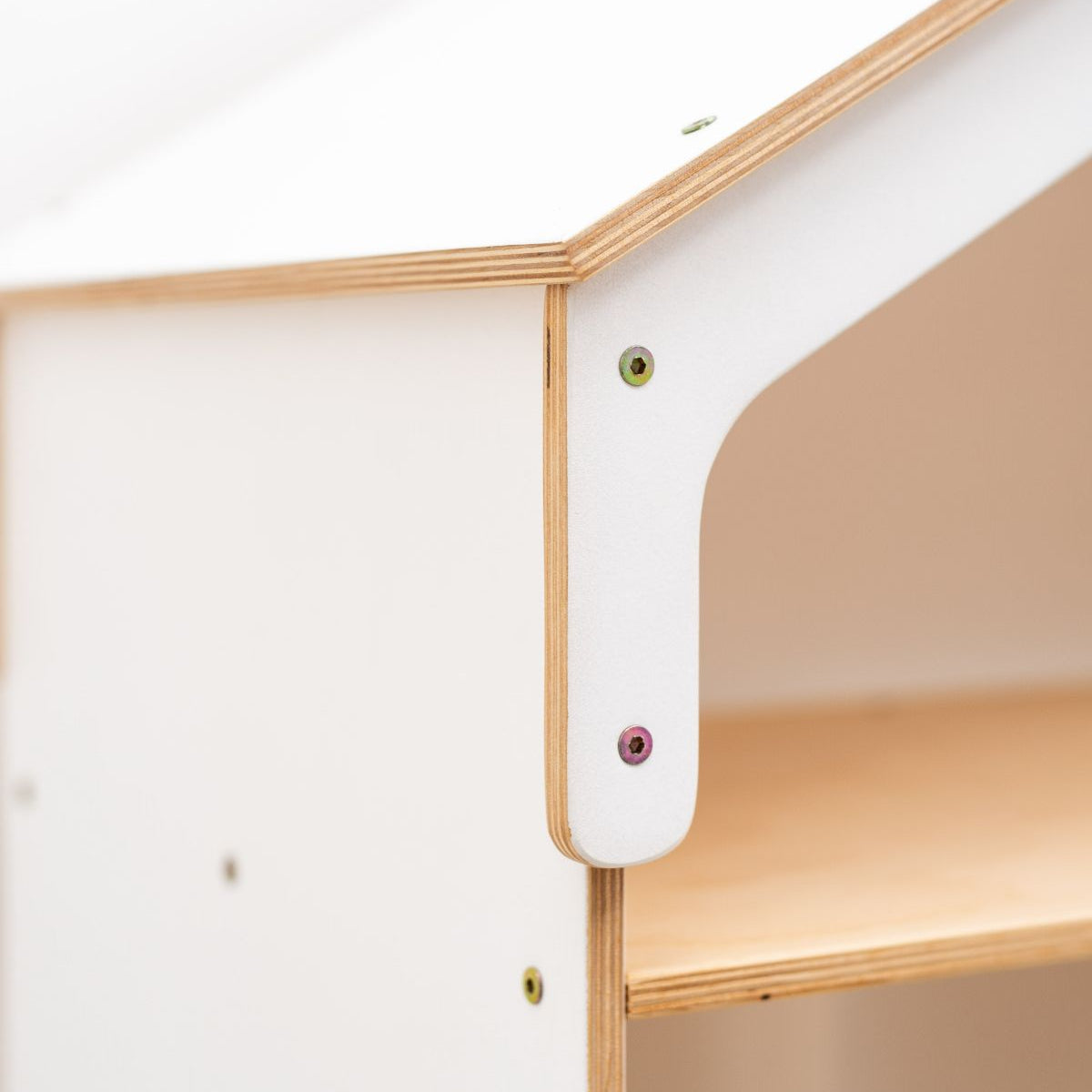 Enjoy the Wood White Dollhouse Bookcase