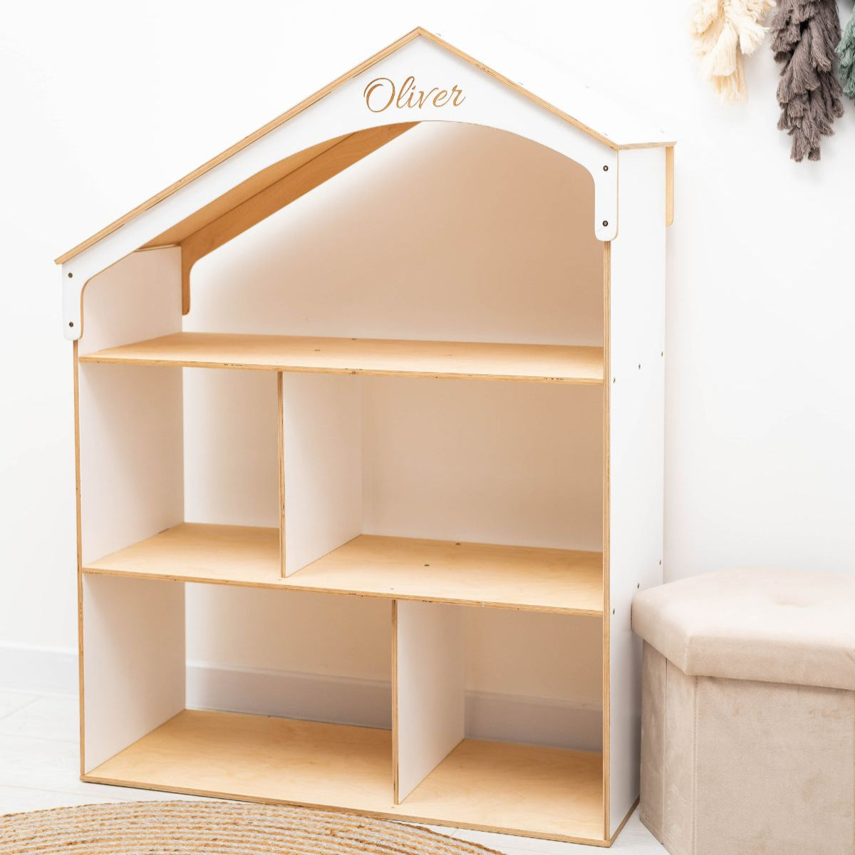 Enjoy the Wood Wooden Dollhouse Bookshelf
